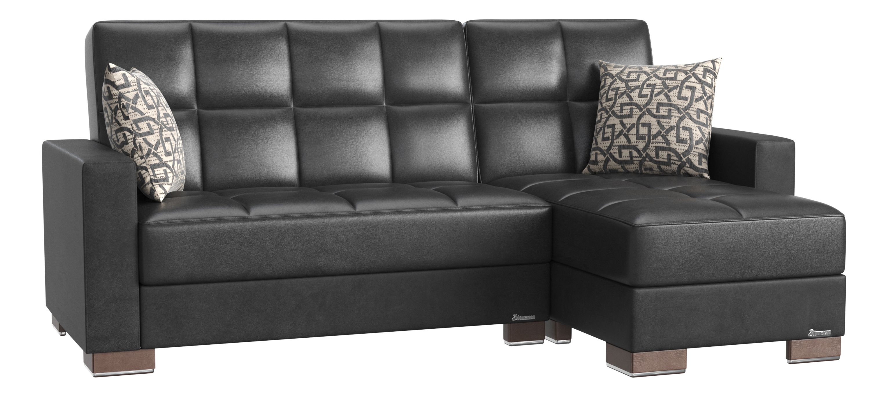 Armada PU Convertible L-Shaped Sectional Sofa