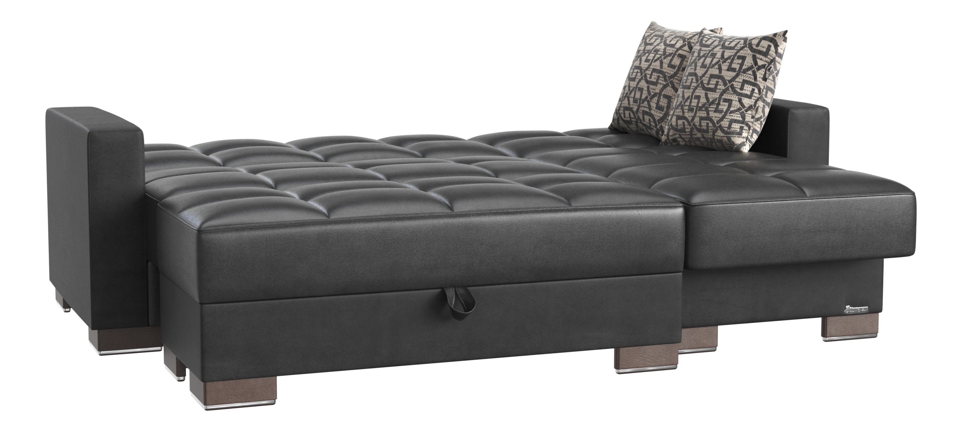 Armada PU Convertible L-Shaped Sectional Sofa