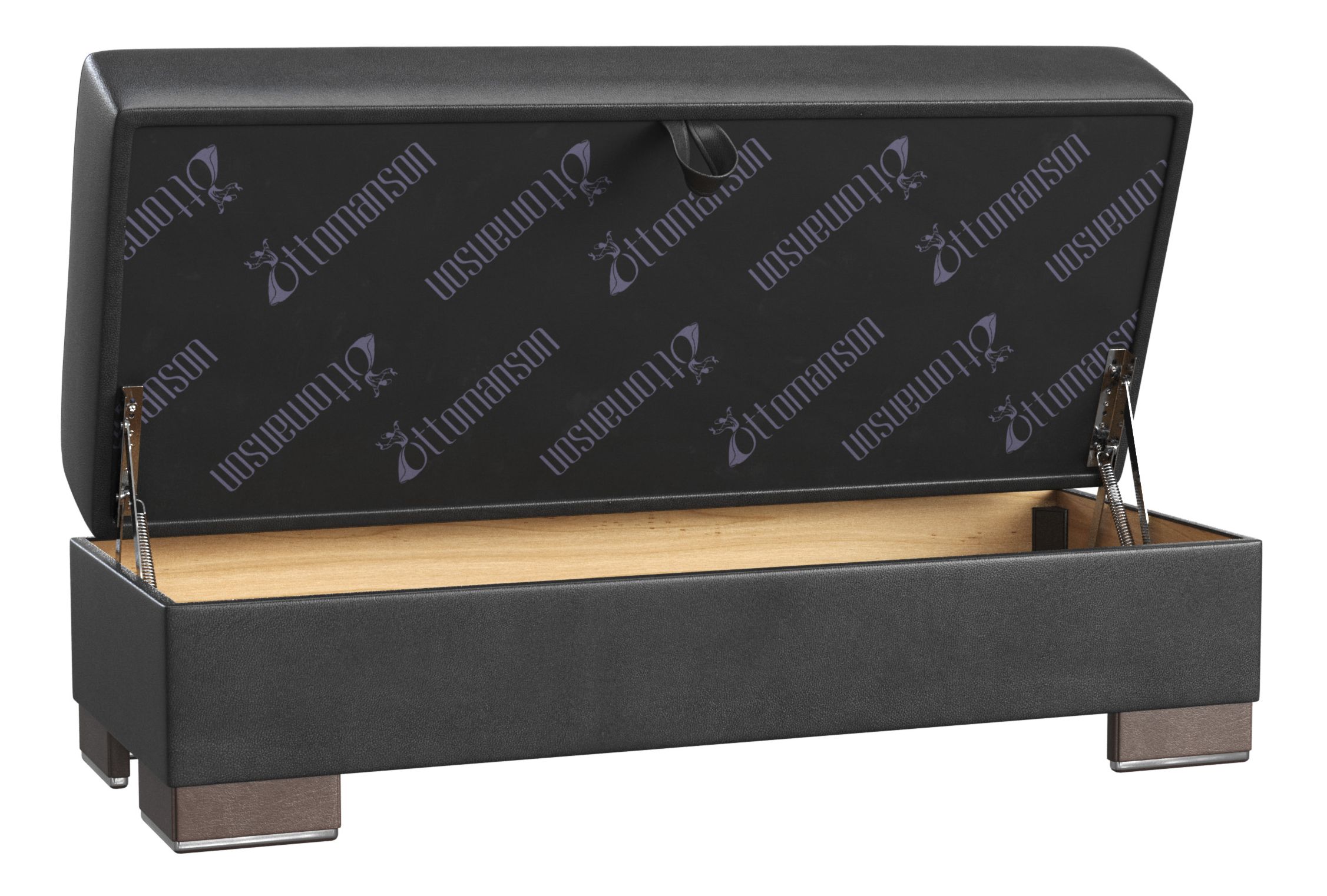 Armada PU Lounge Storage Ottoman