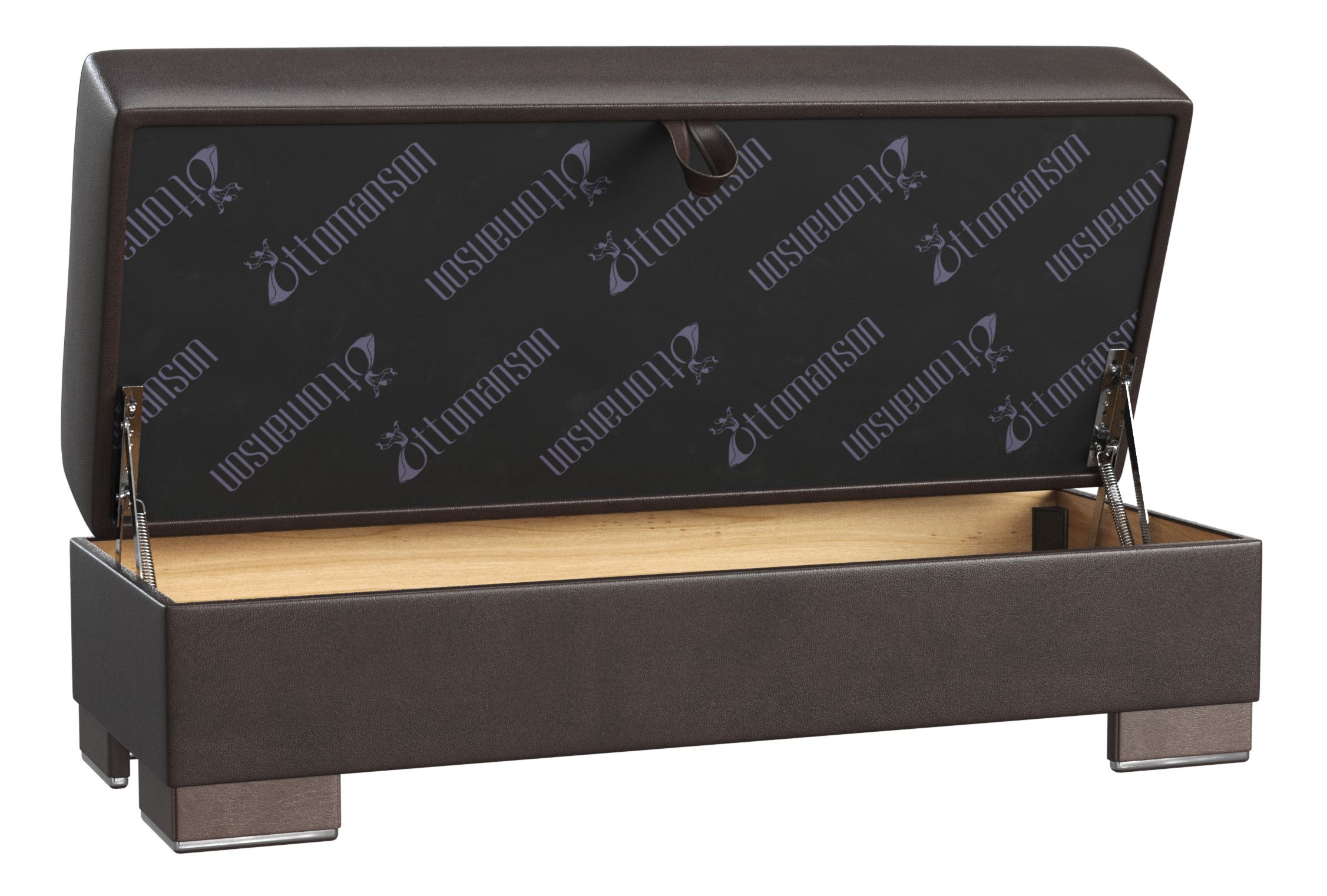 Armada PU Lounge Storage Ottoman