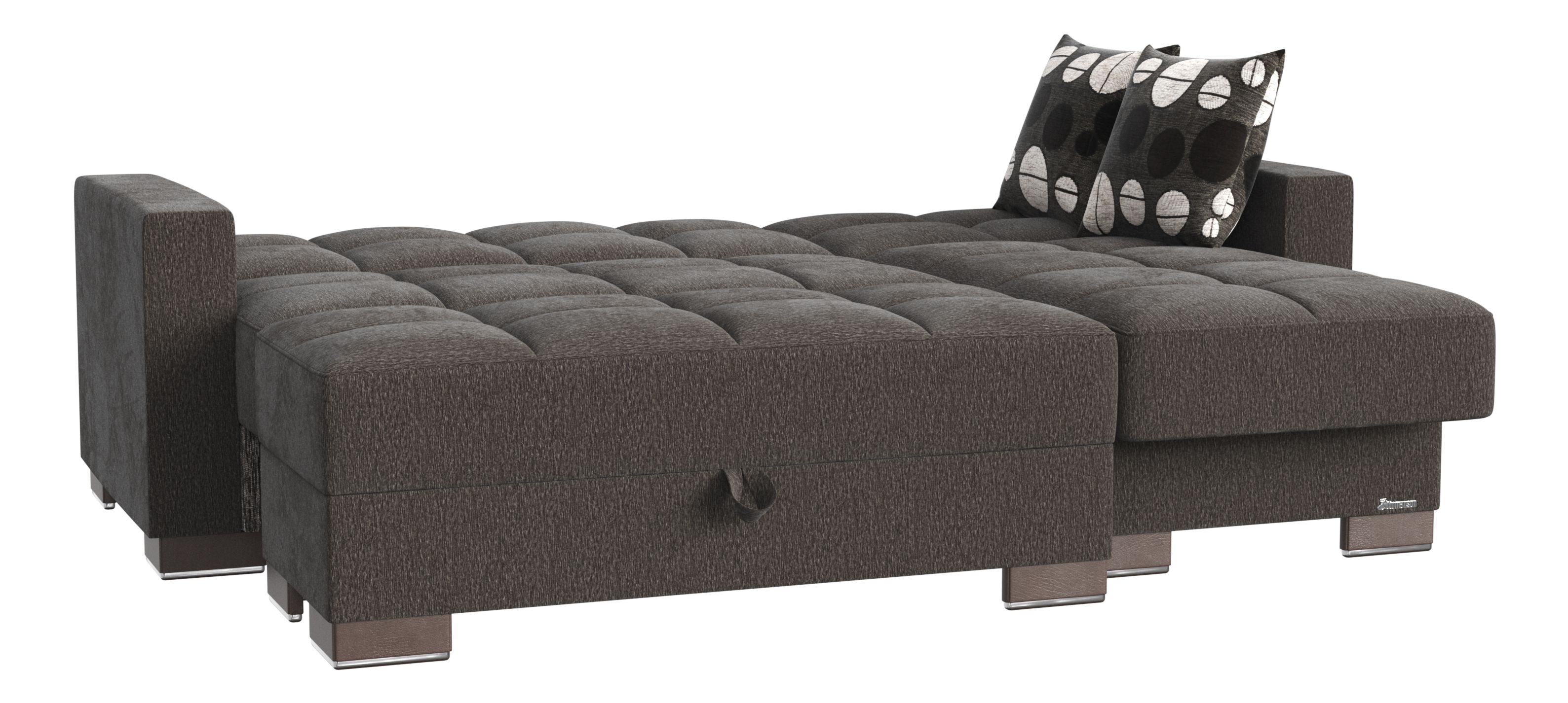 Armada Fabric Convertible L-Shaped Sectional Sofa