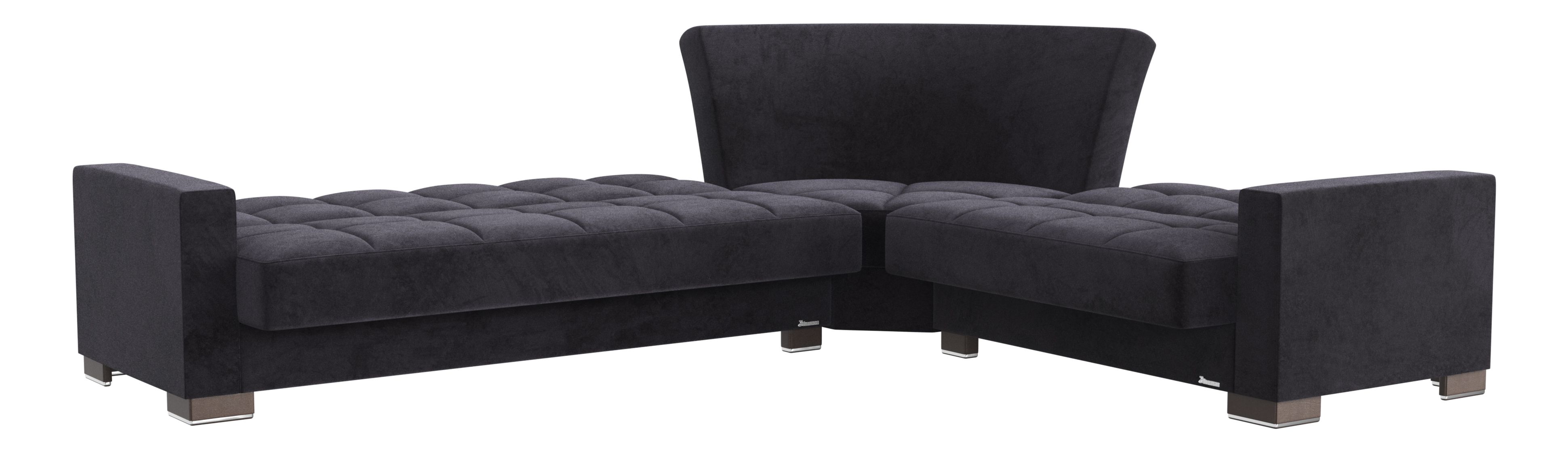 Armada Fabric Convertible Sectional Sofa