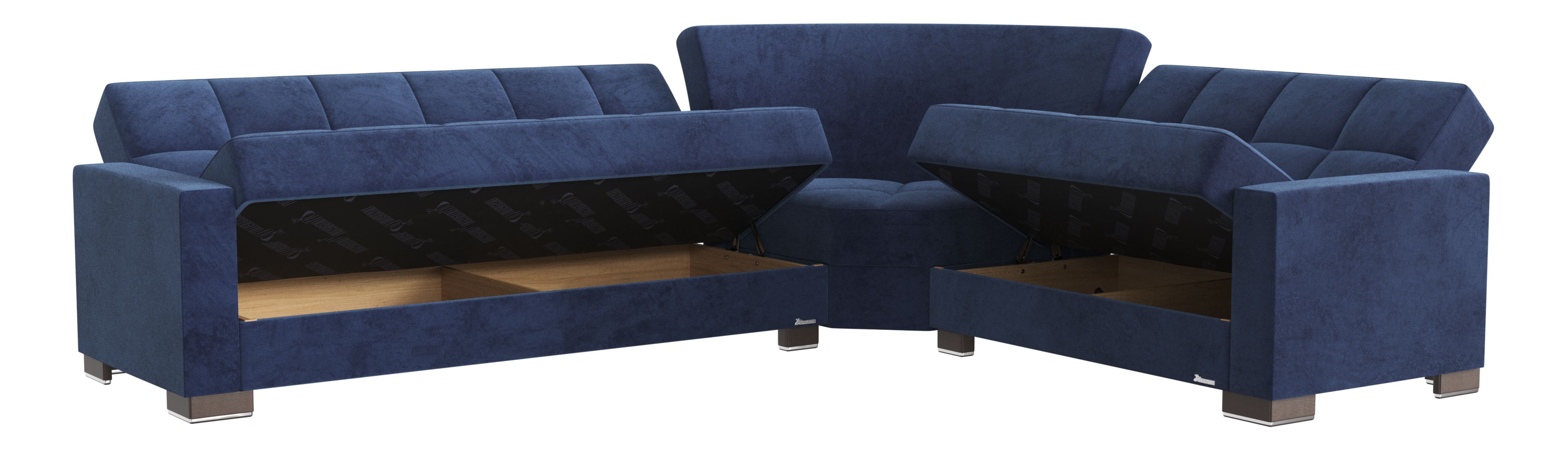 Armada Fabric Convertible Sectional Sofa