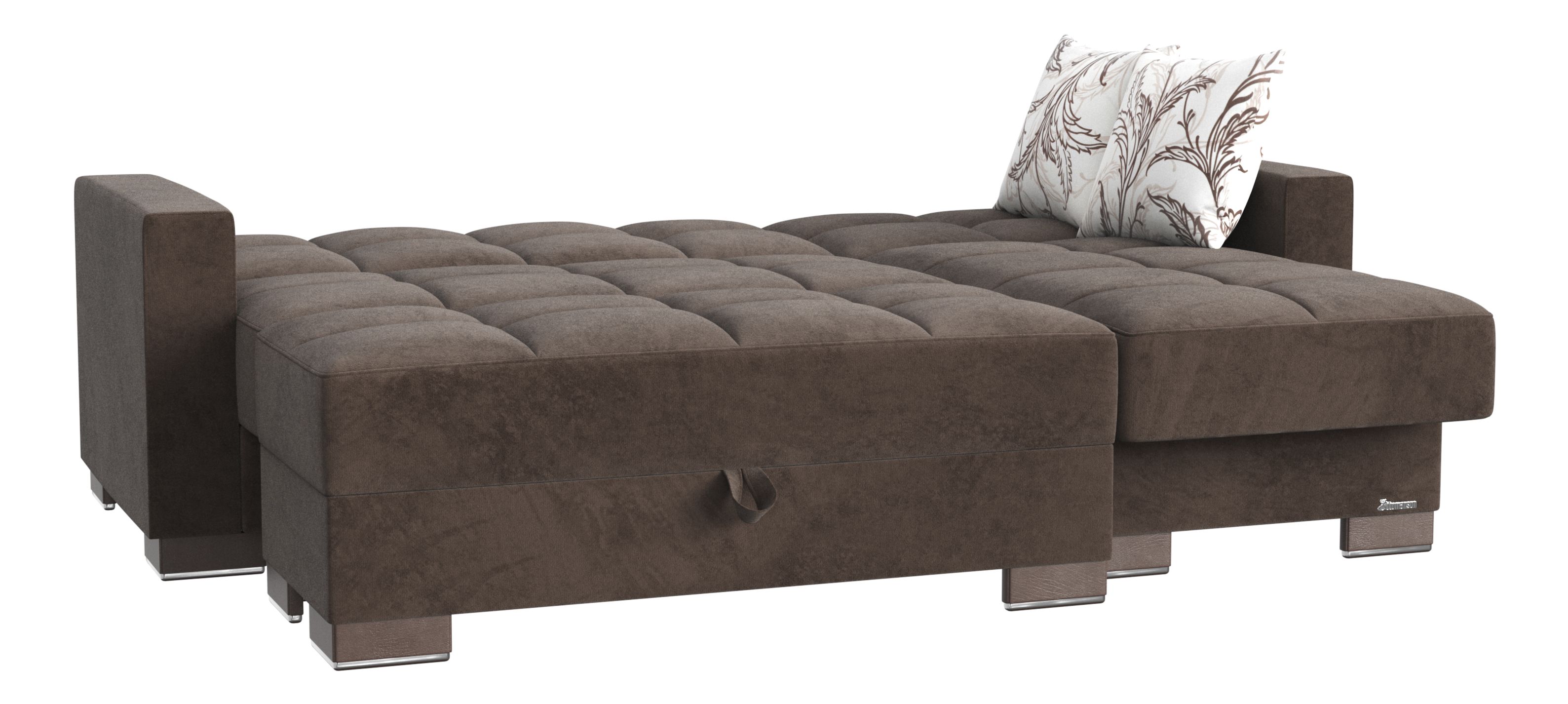 Armada Fabric Convertible L-Shaped Sectional Sofa