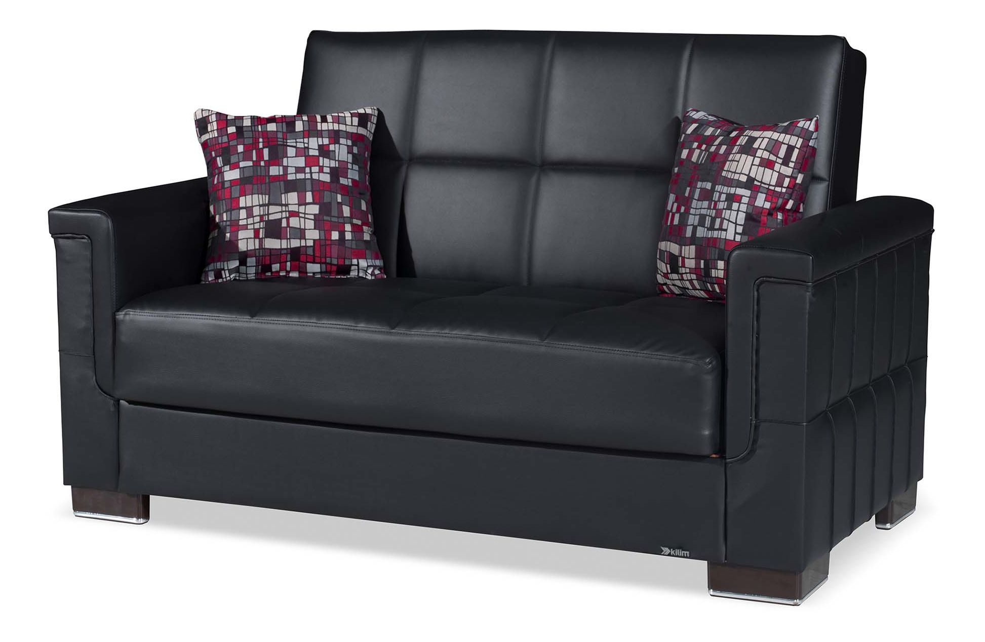 Armada PU Convertible Loveseat