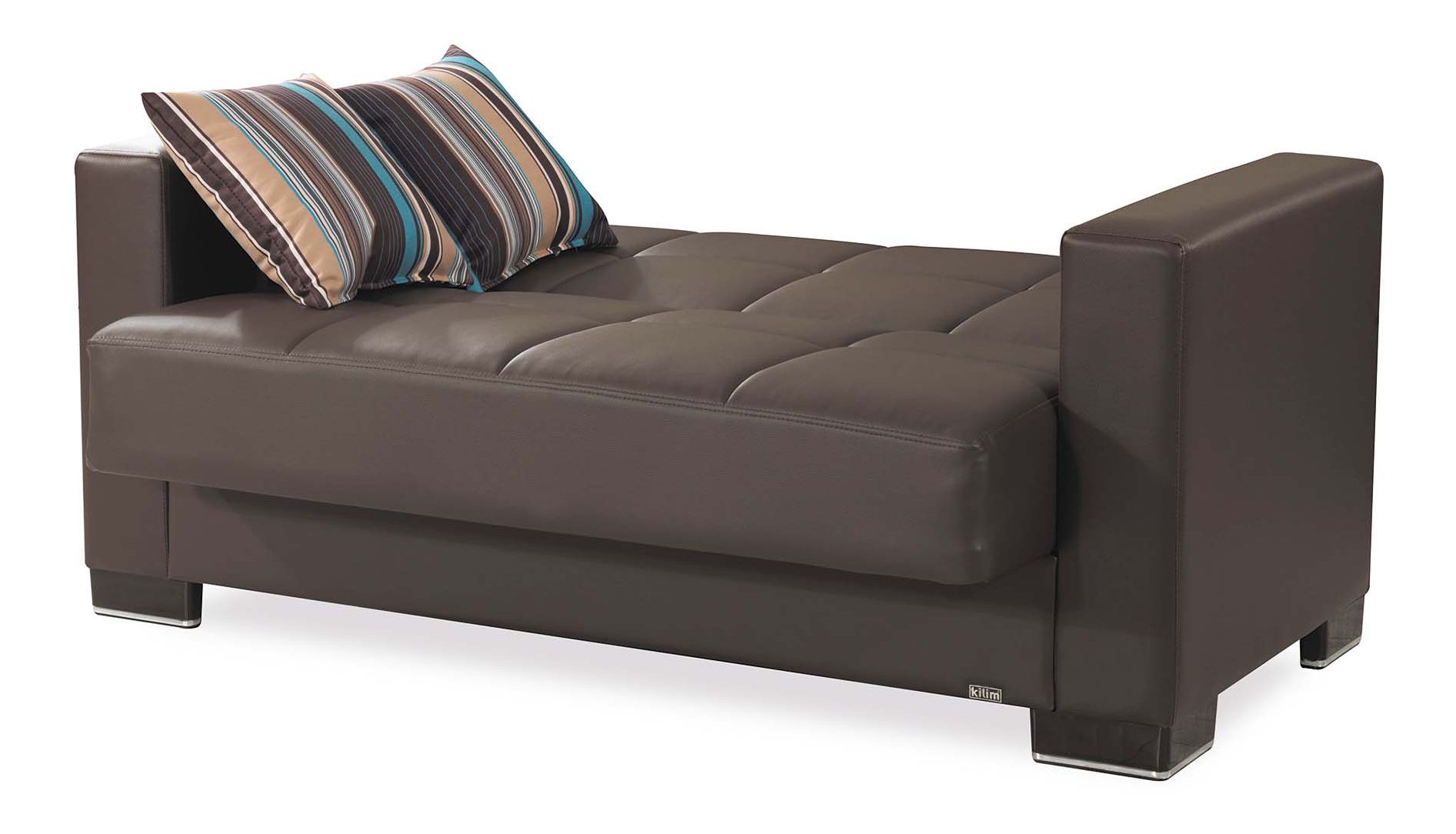 Armada PU Convertible Loveseat