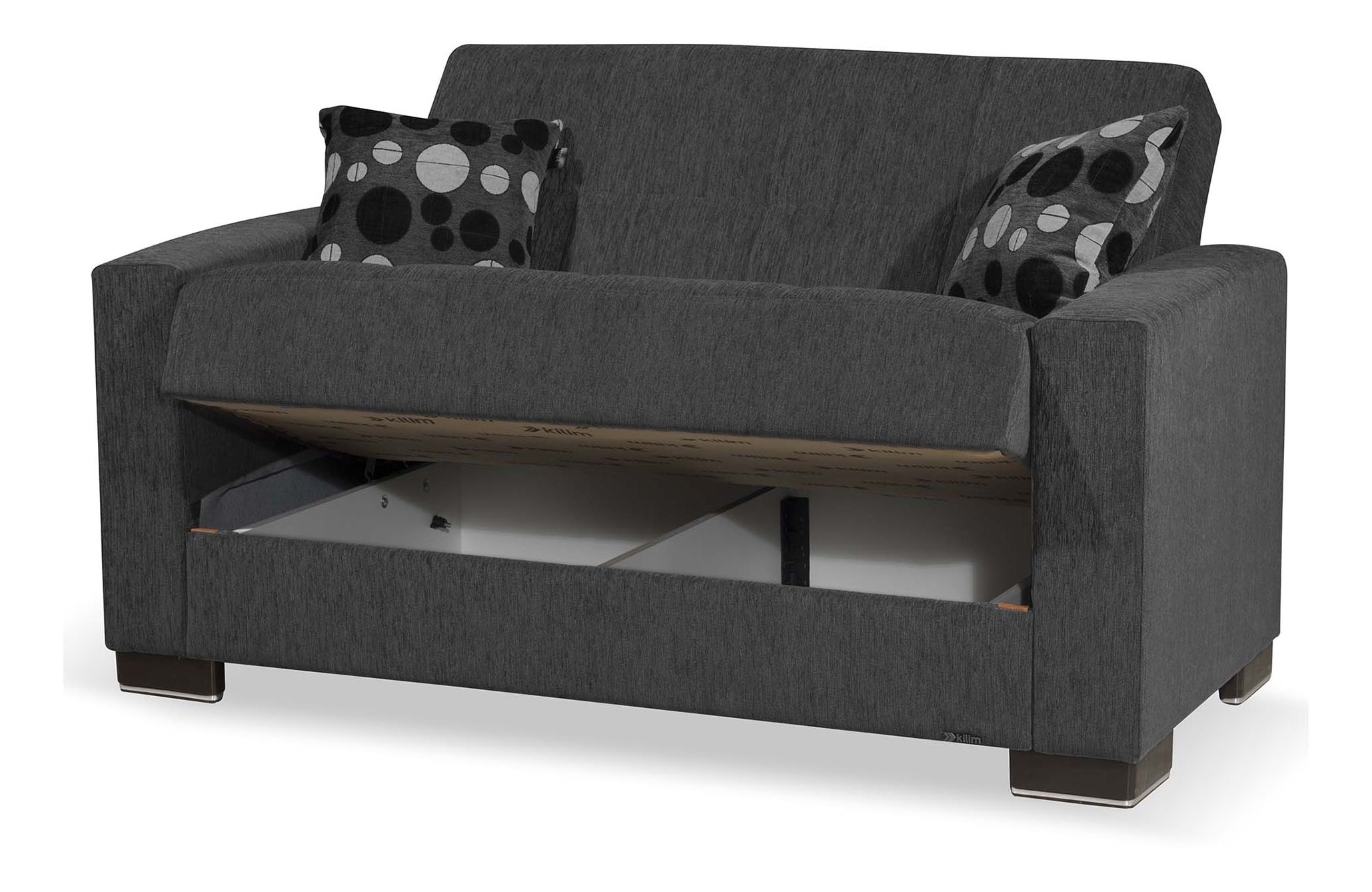 Armada Fabric Convertible Loveseat