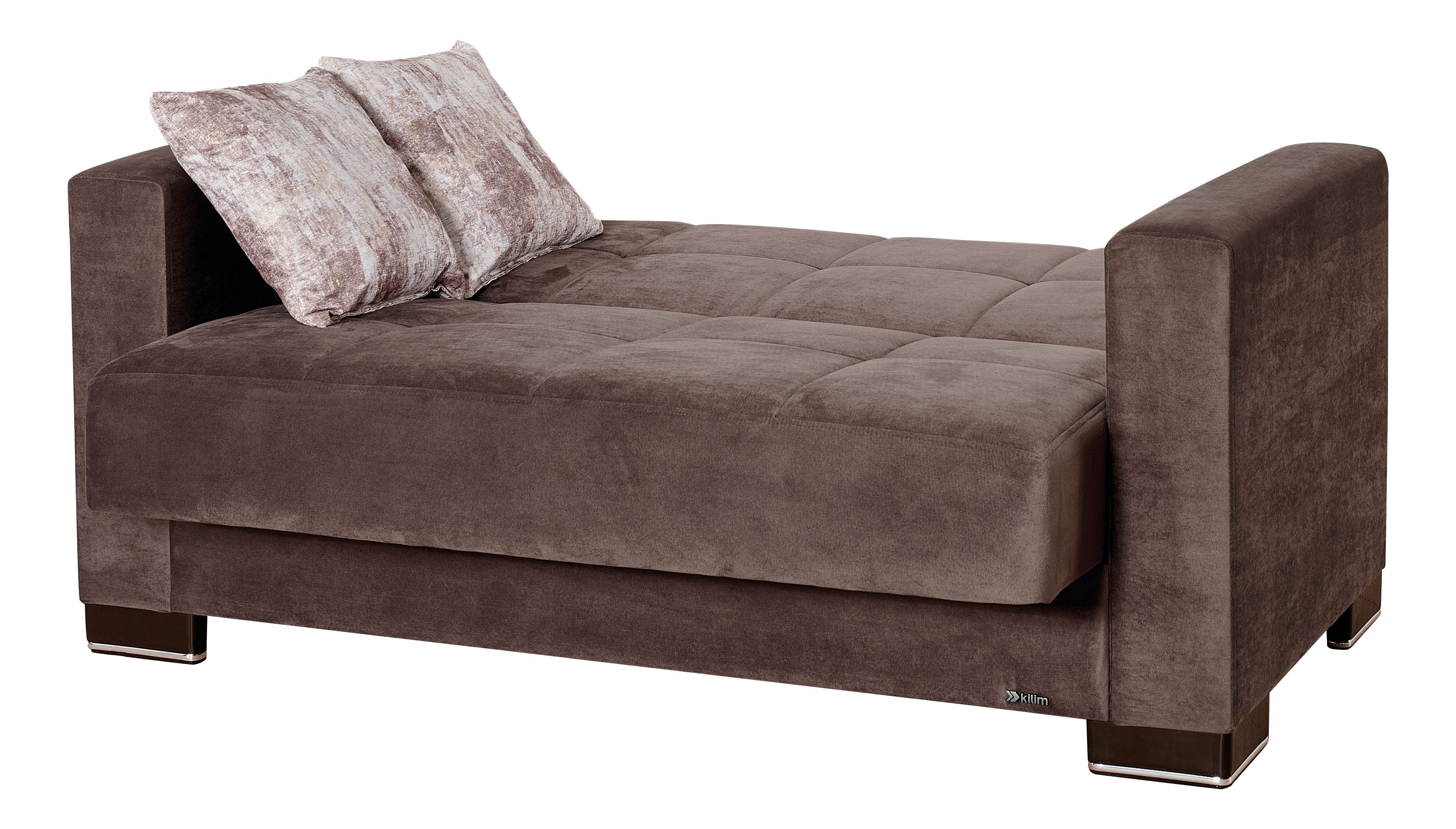 Armada Fabric Convertible Loveseat