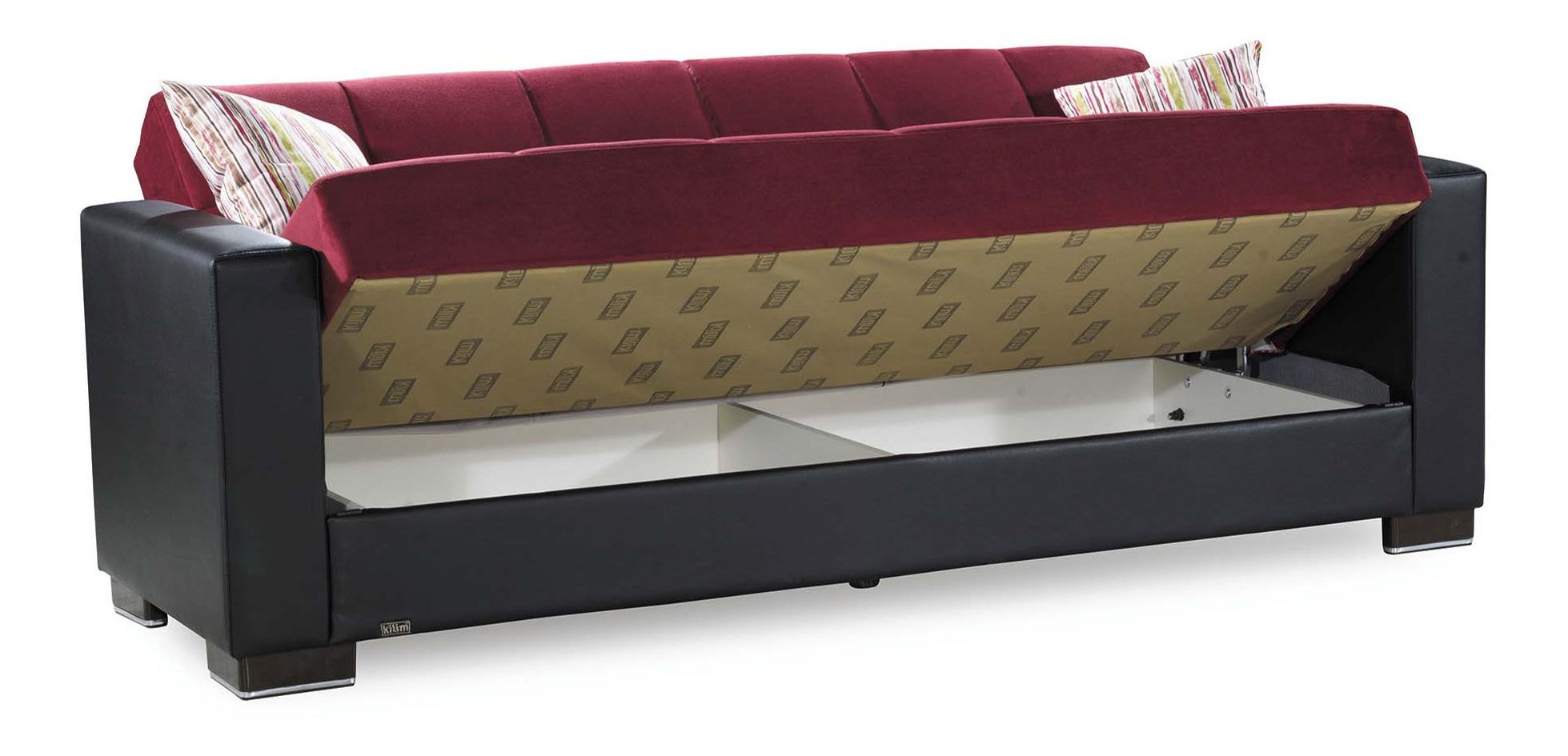Armada Fabric/PU Convertible Sofabed