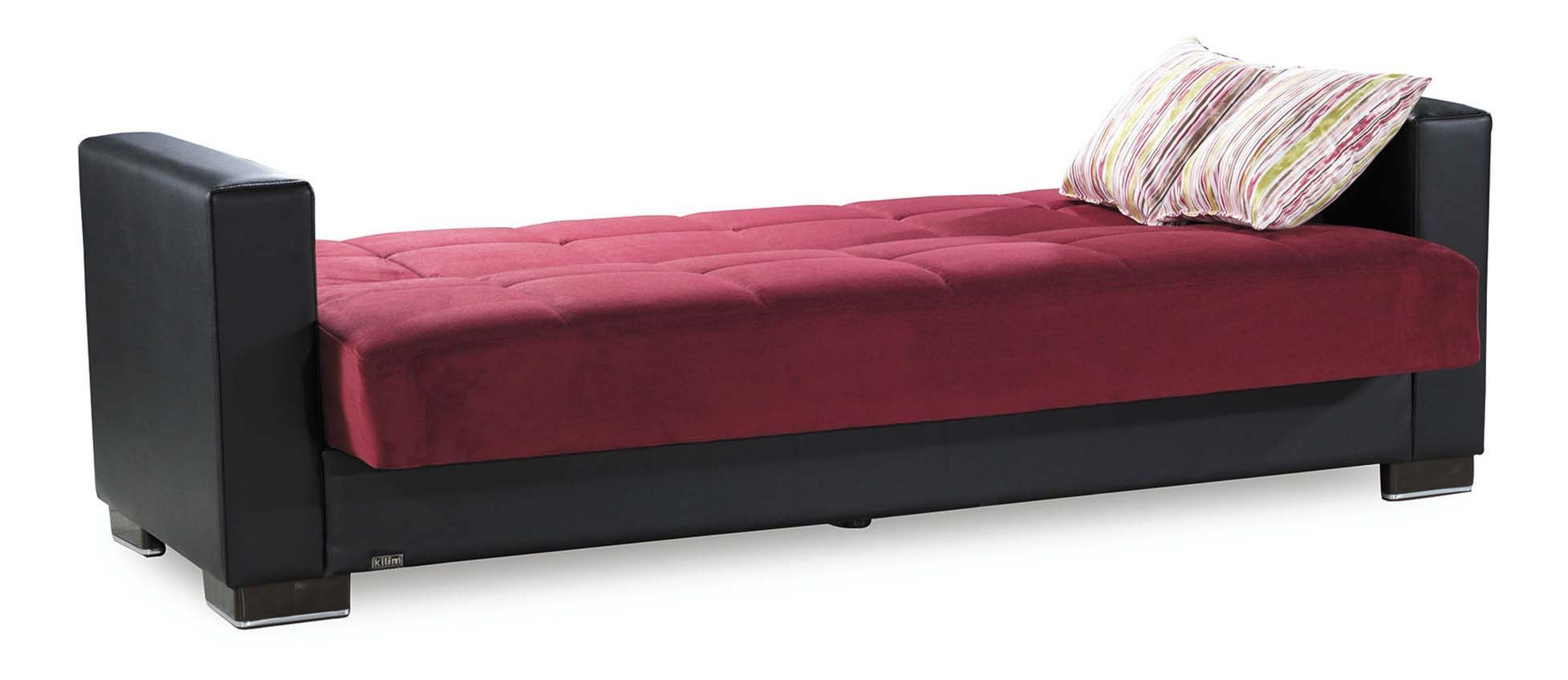 Armada Fabric/PU Convertible Sofabed