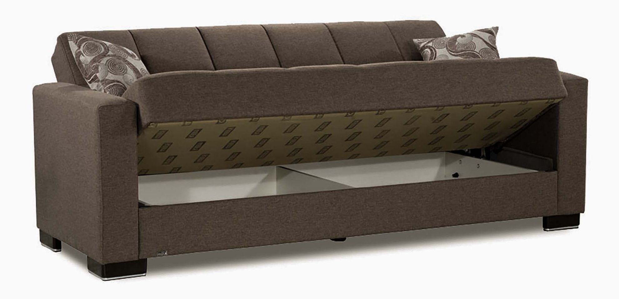 Armada Chenille Fabric Convertible Sofabed