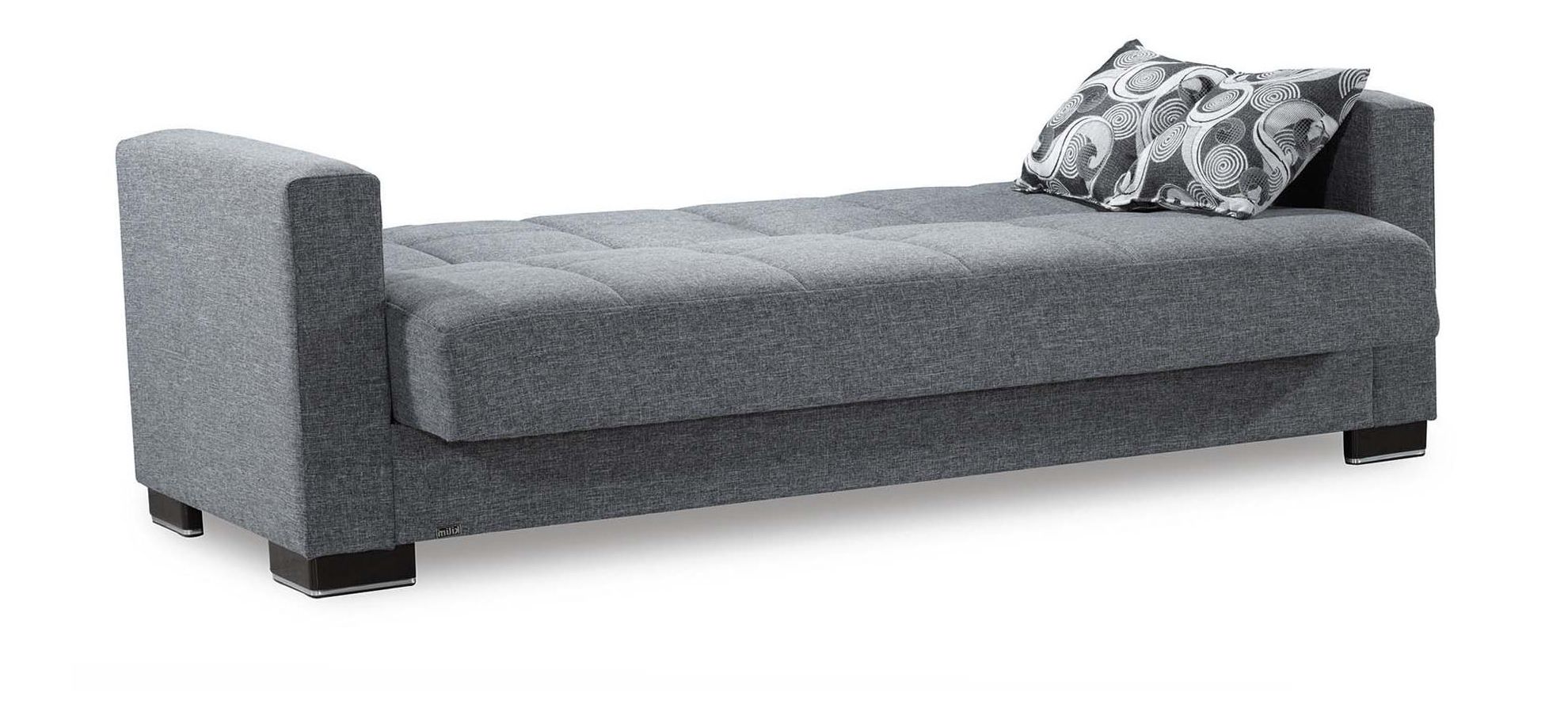 Armada Chenille Fabric Convertible Sofabed