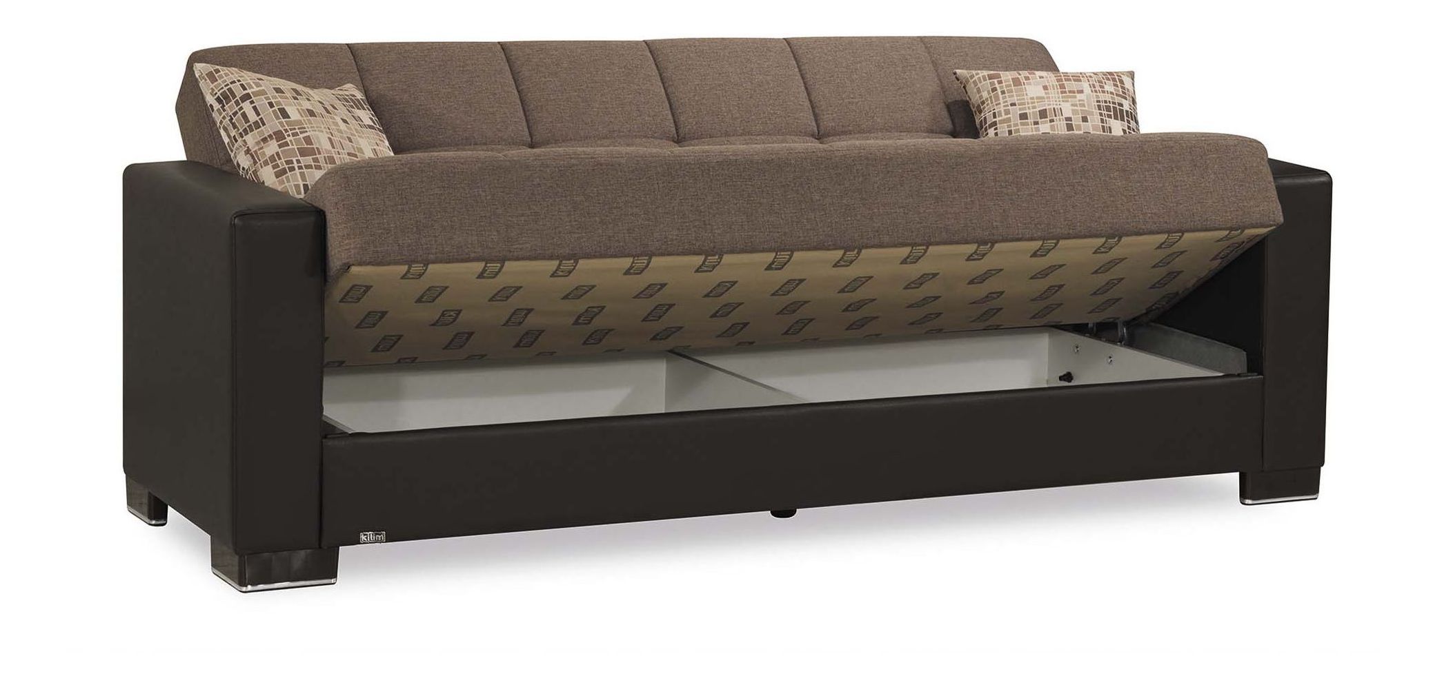 Armada Fabric/PU Convertible Sofabed