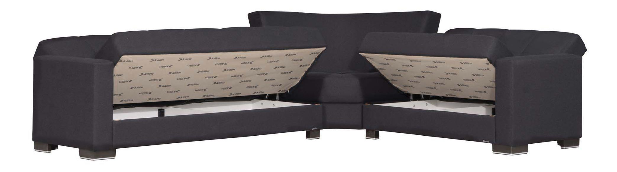 Armada Fabric Convertible Sectional Sofa