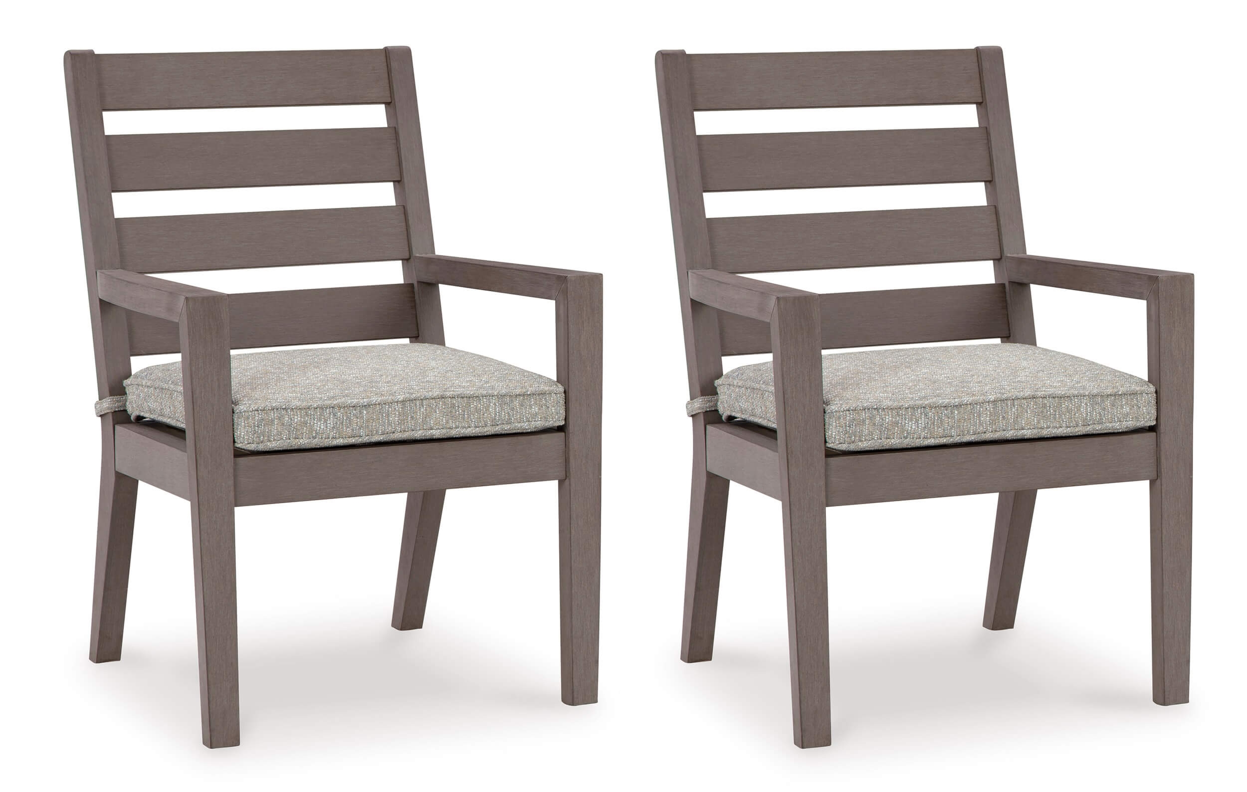 Hillside Barn Outdoor Nuvella Fabric/Weatherwood Dining Set