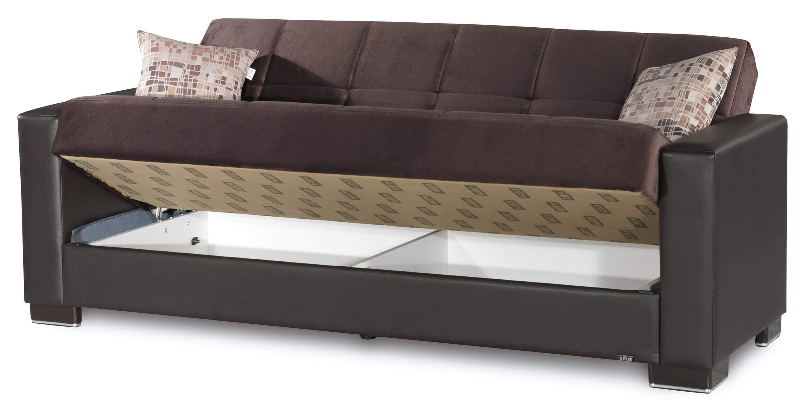 Armada Fabric/PU Convertible Sofabed