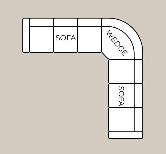 Barato Large L-Shaped Sectional Sofa with Channel Tufting and Plaid Pillows, Compostion 3