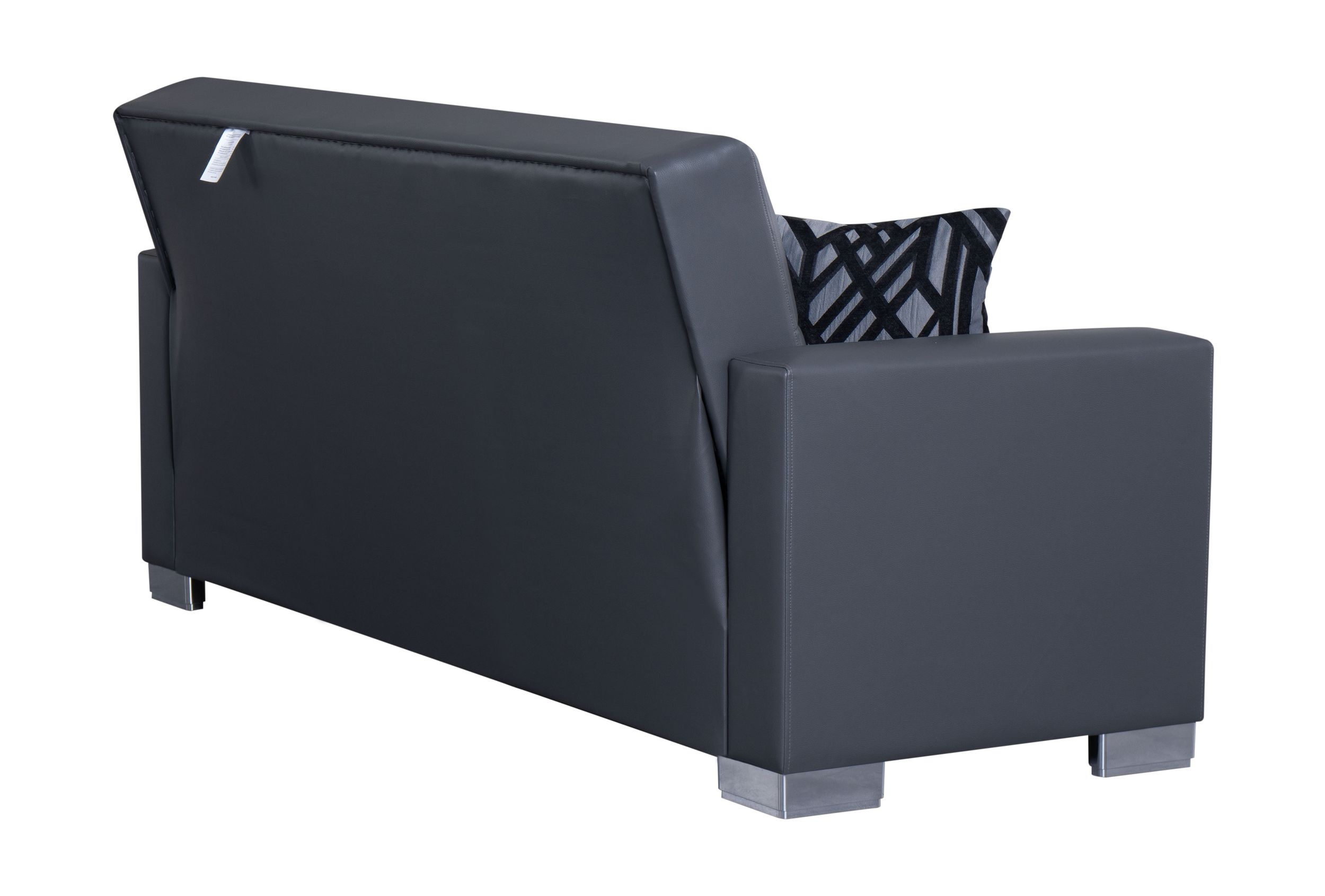 SM Armada Fabric/PU Sleeper Sofa with Storage