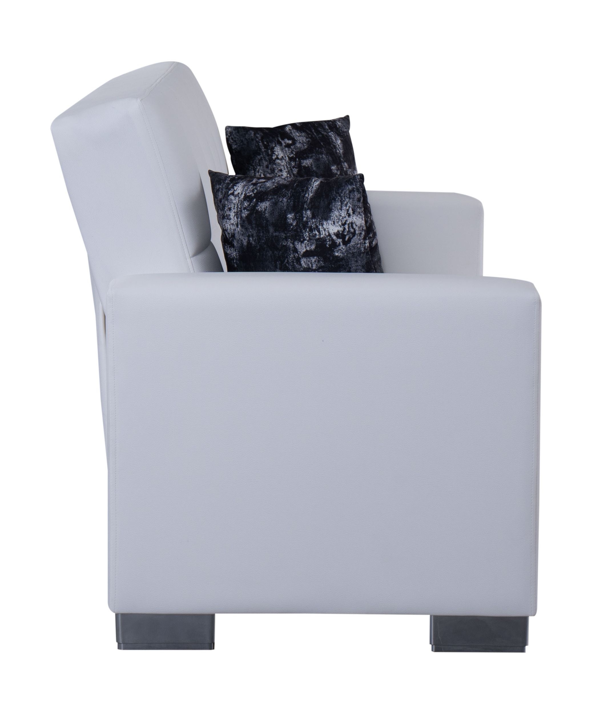SM Armada Fabric/PU Sleeper Sofa with Storage