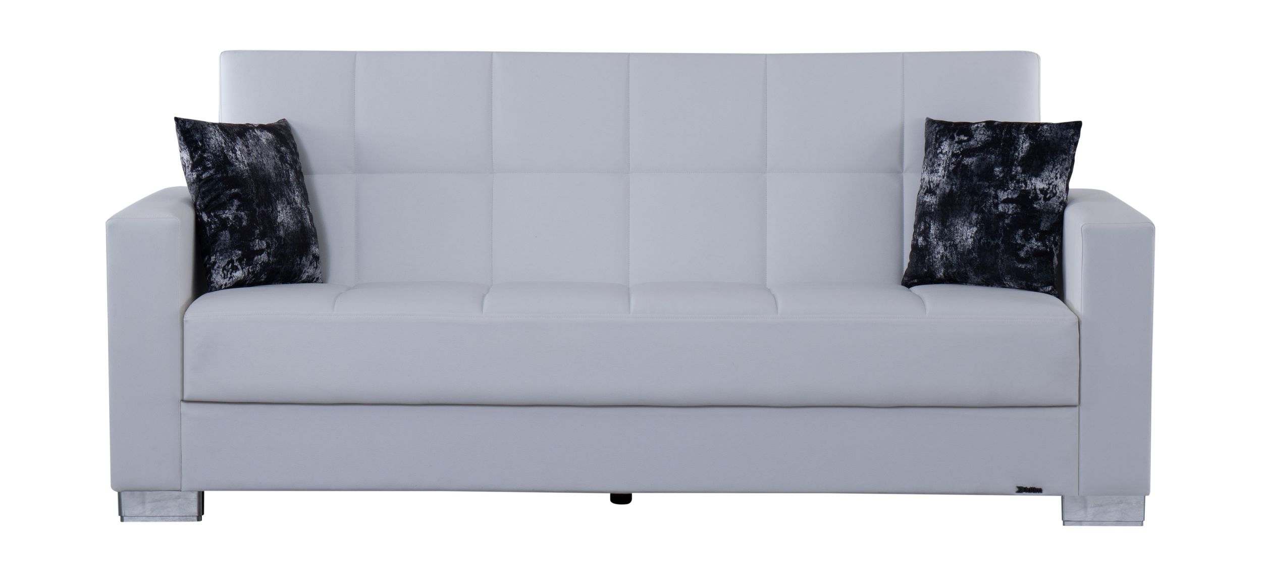 SM Armada Fabric/PU Sleeper Sofa with Storage