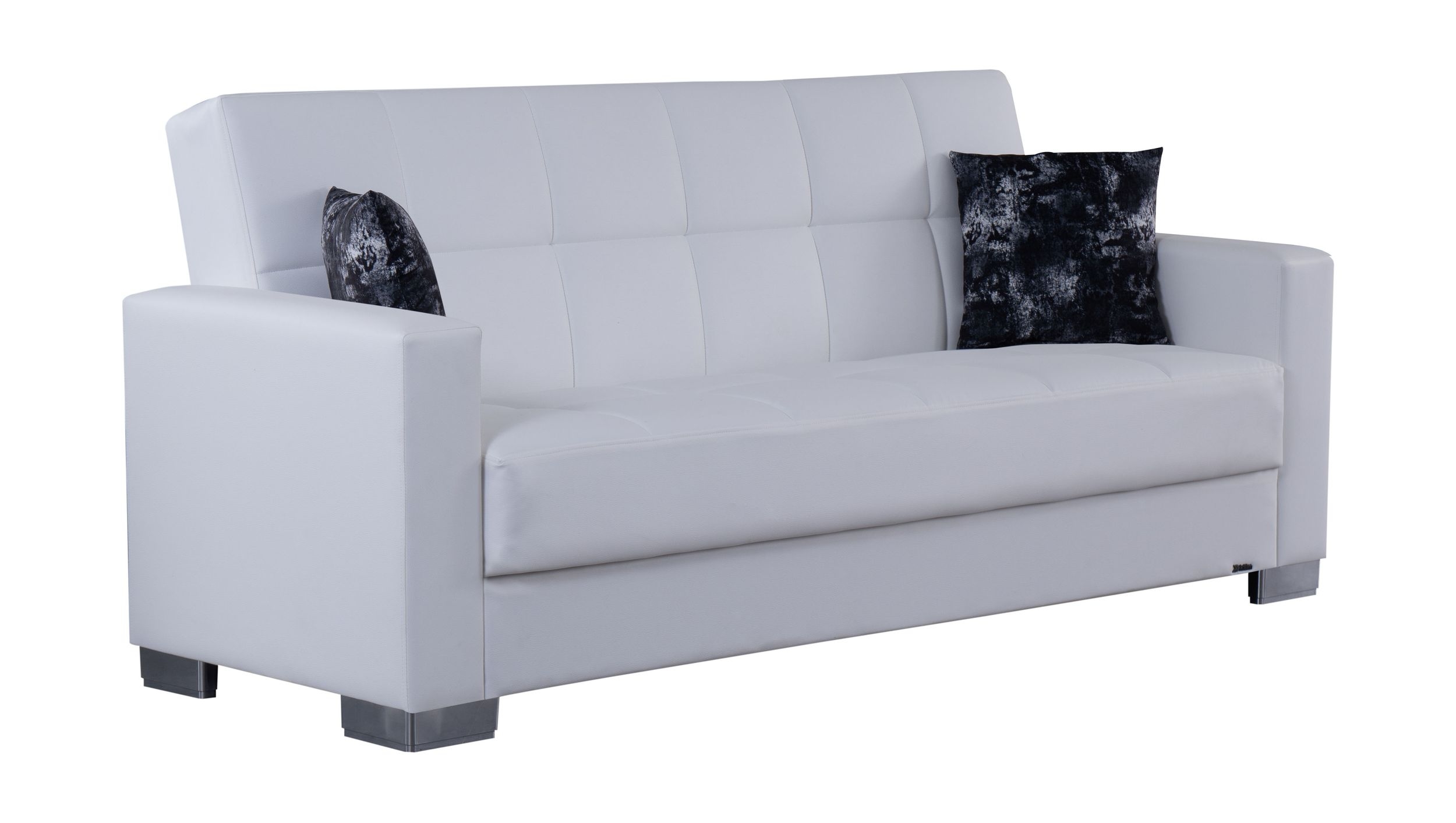 SM Armada Fabric/PU Sleeper Sofa with Storage