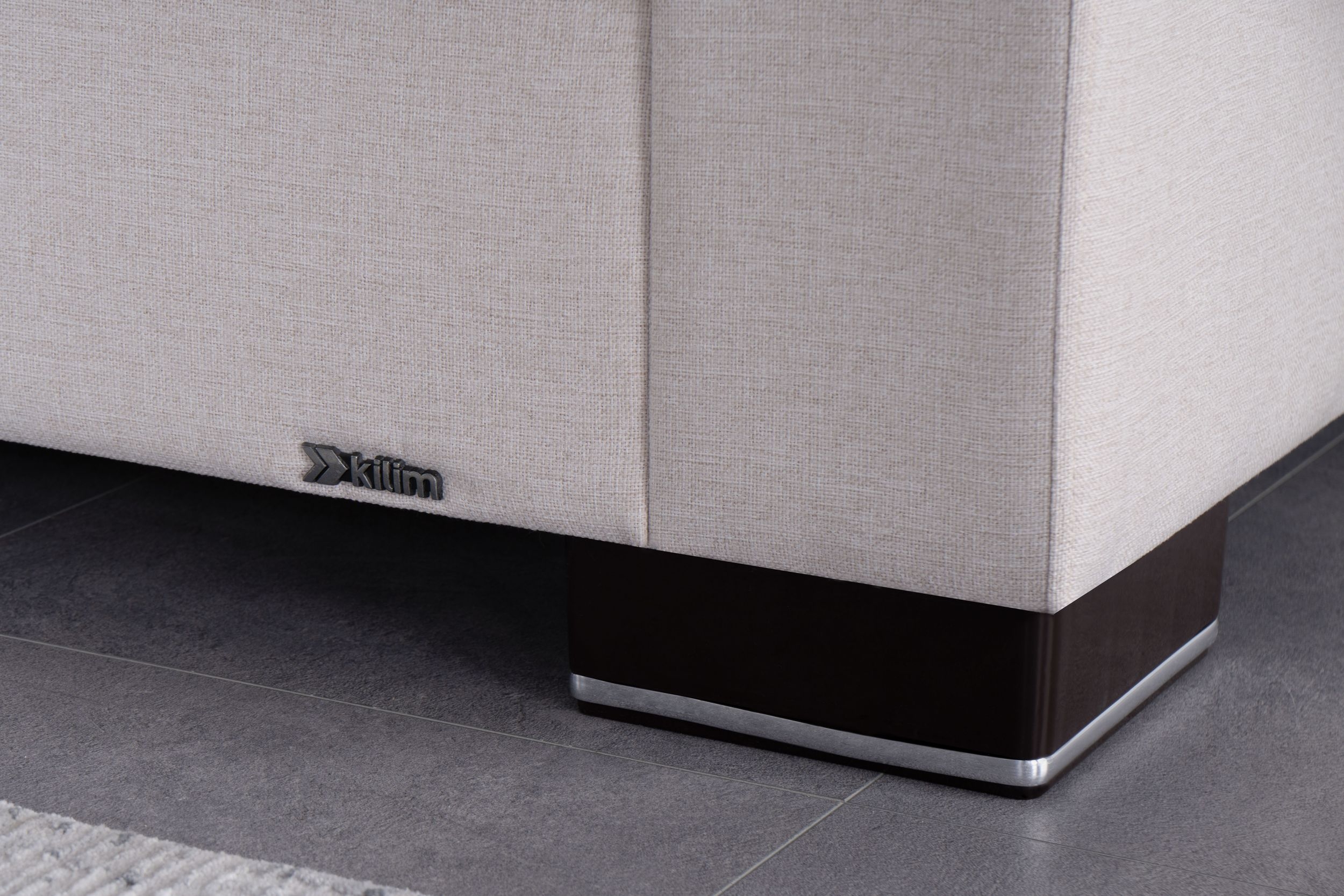 SM Armada Fabric/PU Sleeper Sofa with Storage