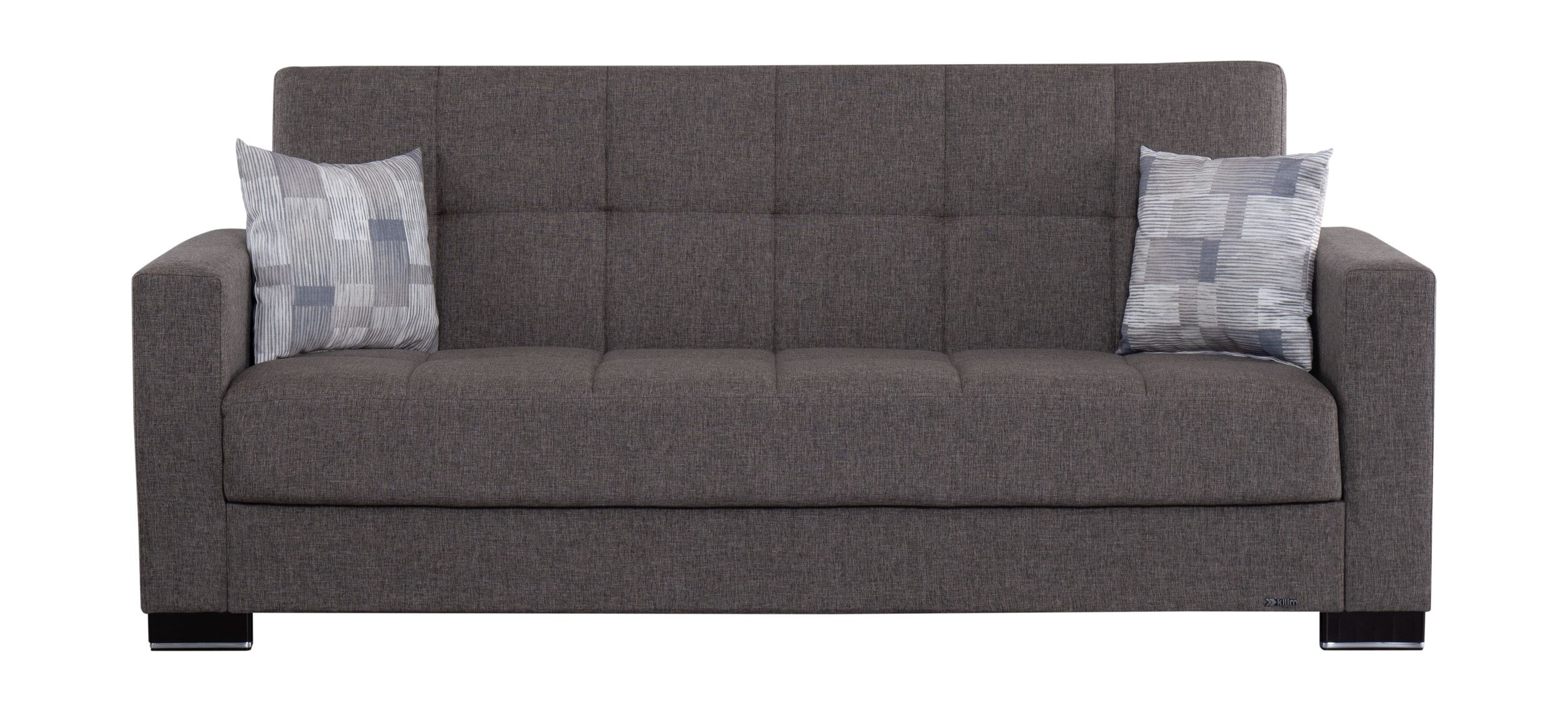 SM Armada Fabric/PU Sleeper Sofa with Storage