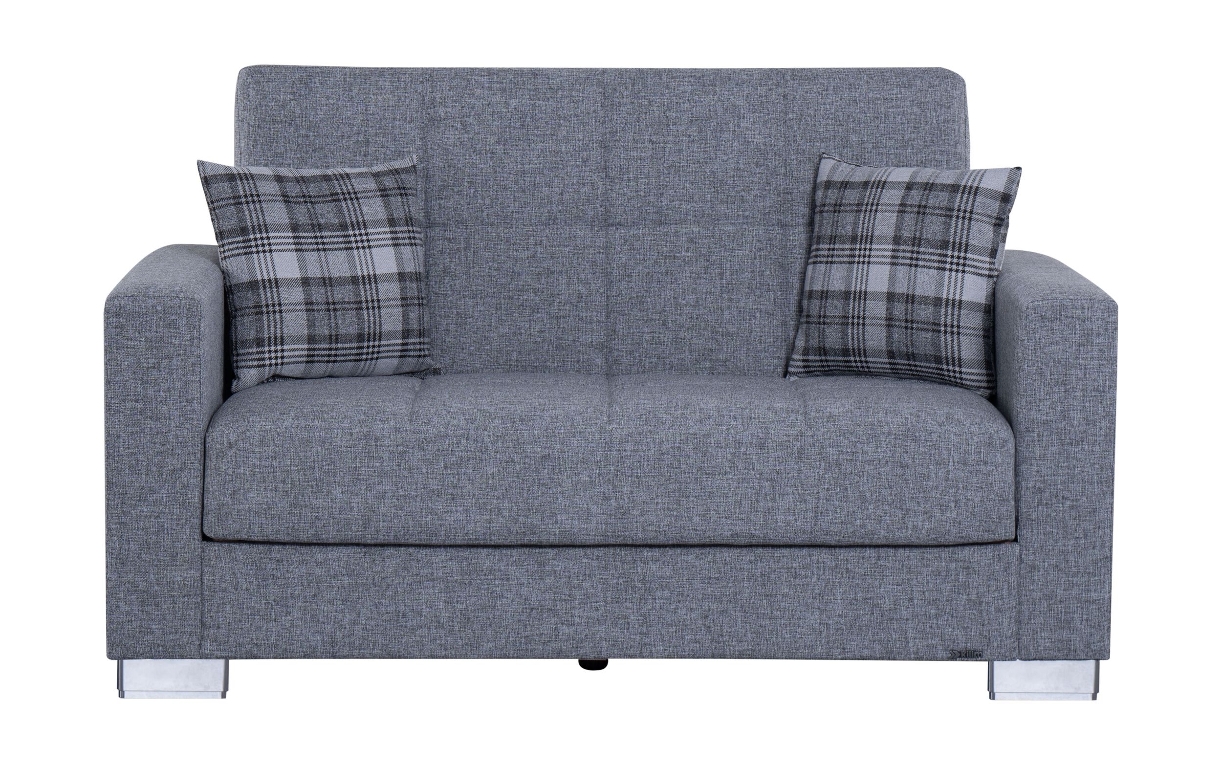 SM Armada Fabric/PU Sleeper Storage Living Room Set