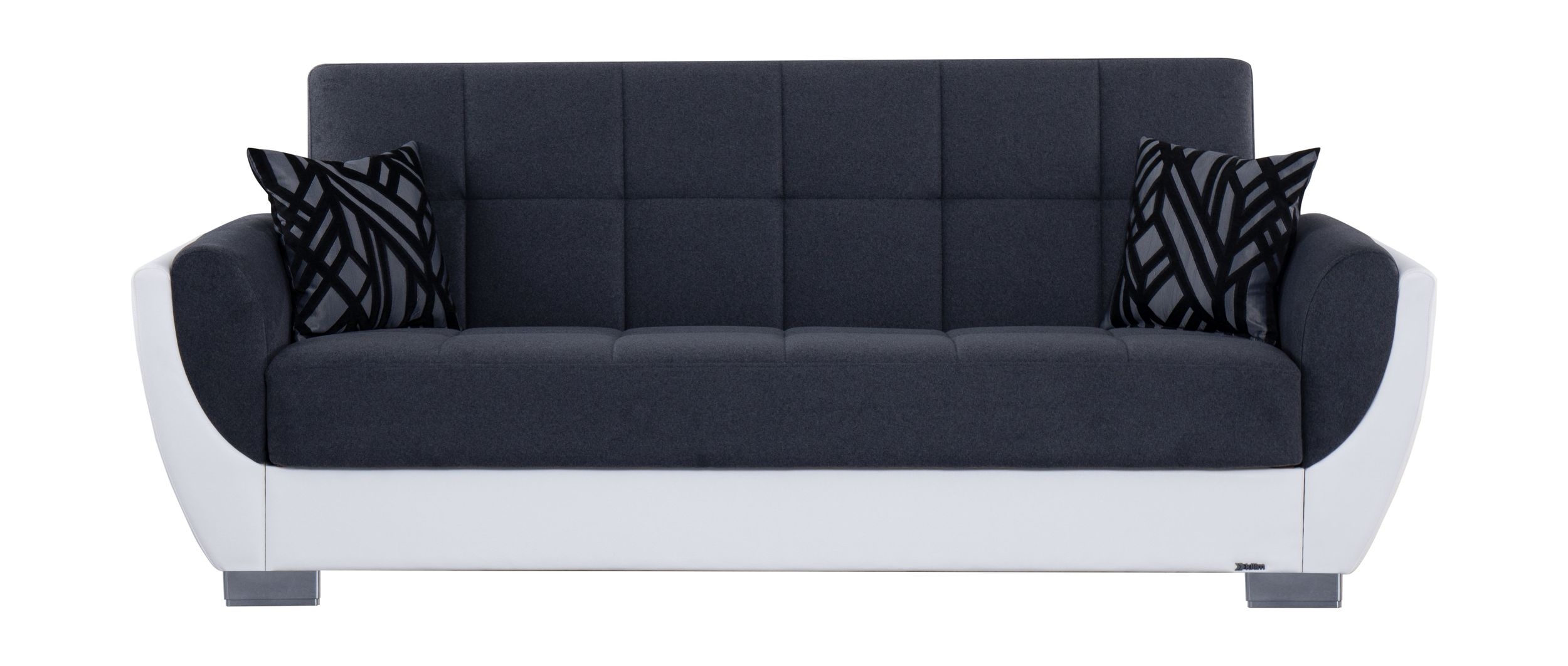 SM Armada Air Fabric/PU Sleeper Sofa with Storage