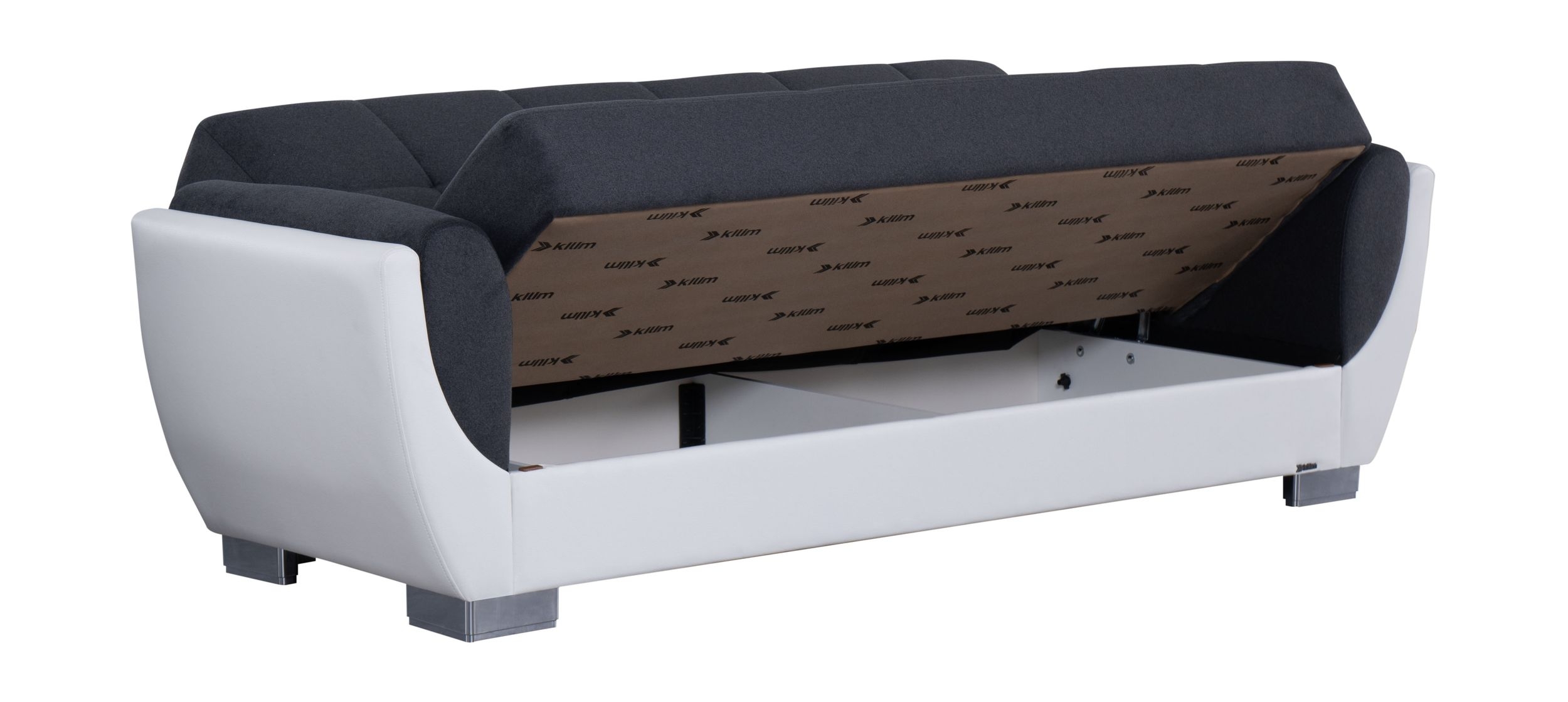 SM Armada Air Fabric/PU Sleeper Sofa with Storage