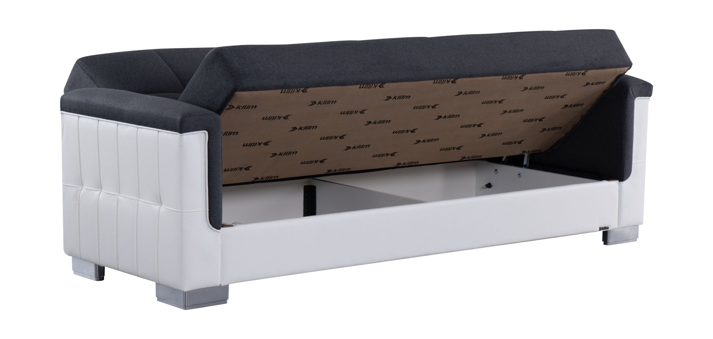 SM Armada Pro Fabric/PU Sleeper Sofa with Storage