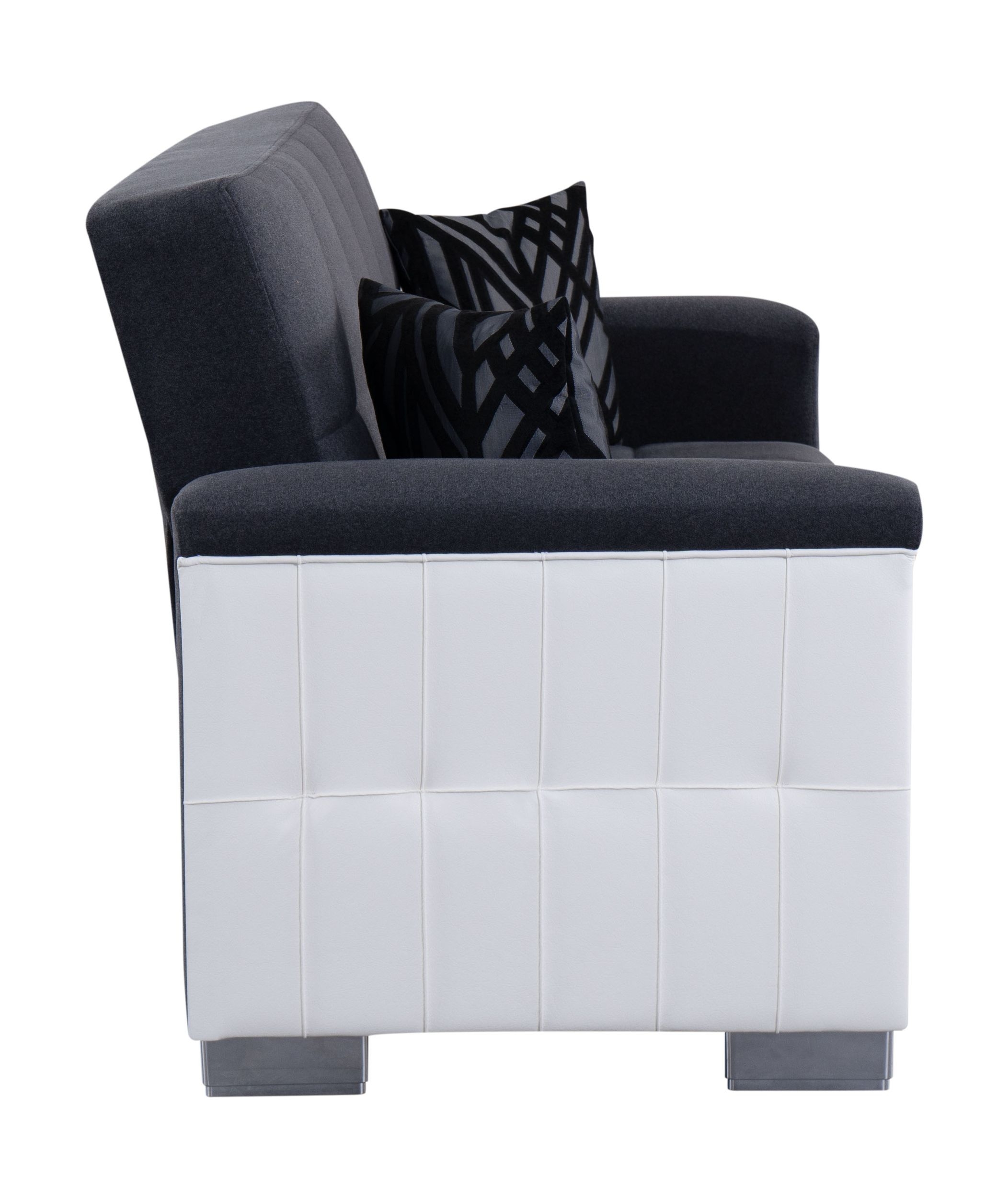SM Armada Pro Fabric/PU Sleeper Sofa with Storage