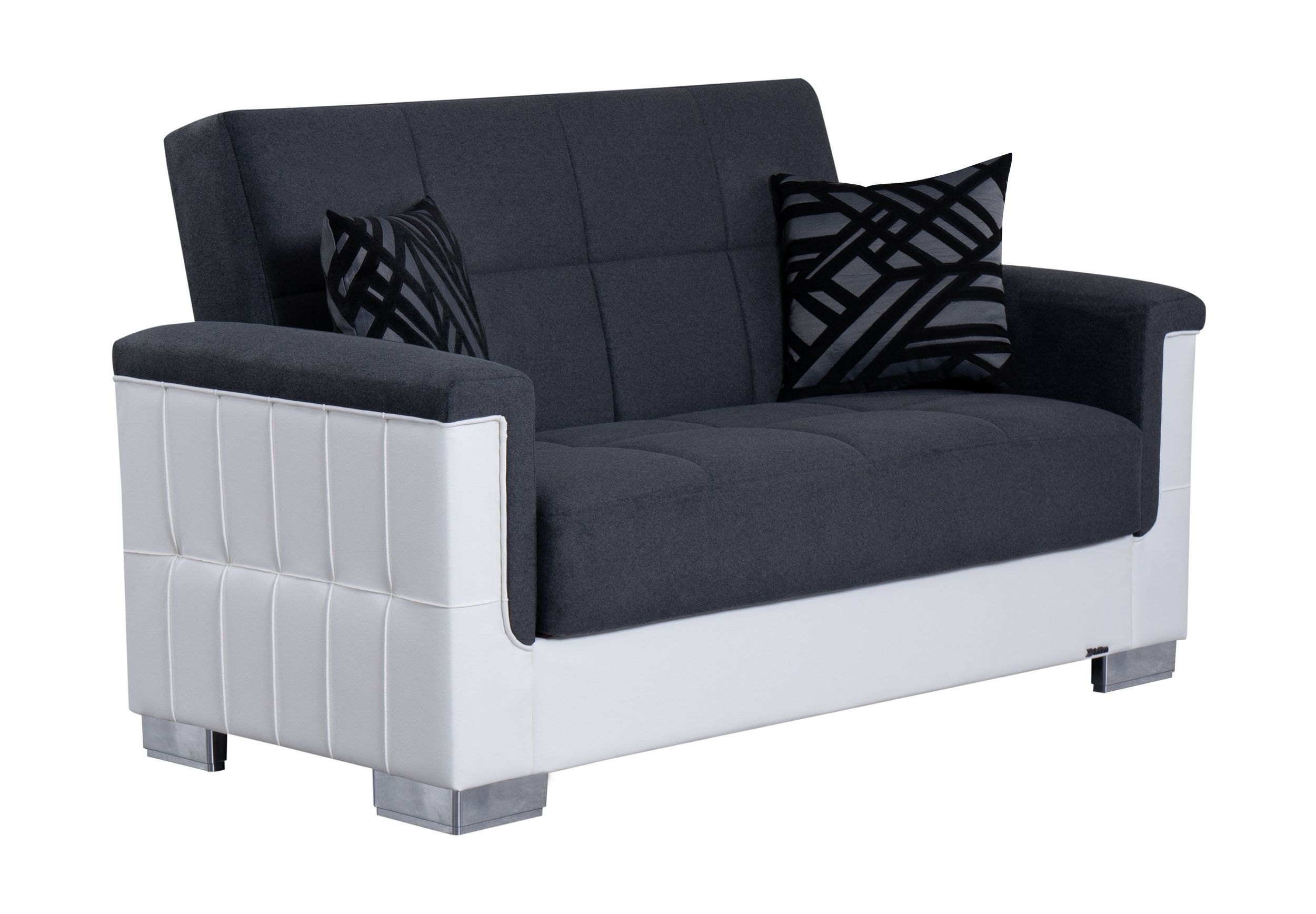 PrimeNest ZenAero Collection Upholstered Wooden Loveseat