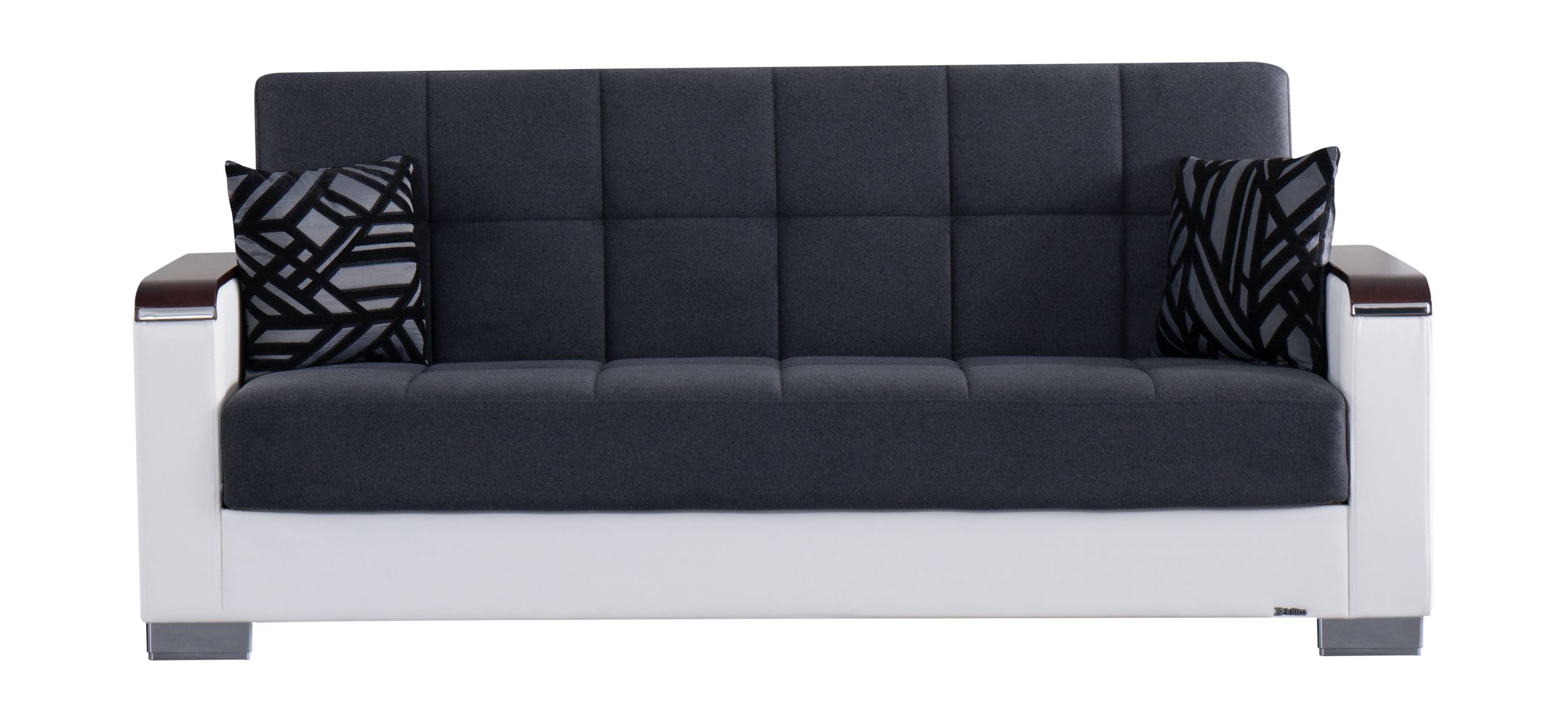 SM Armada X Fabric/PU Sleeper Sofa with Storage