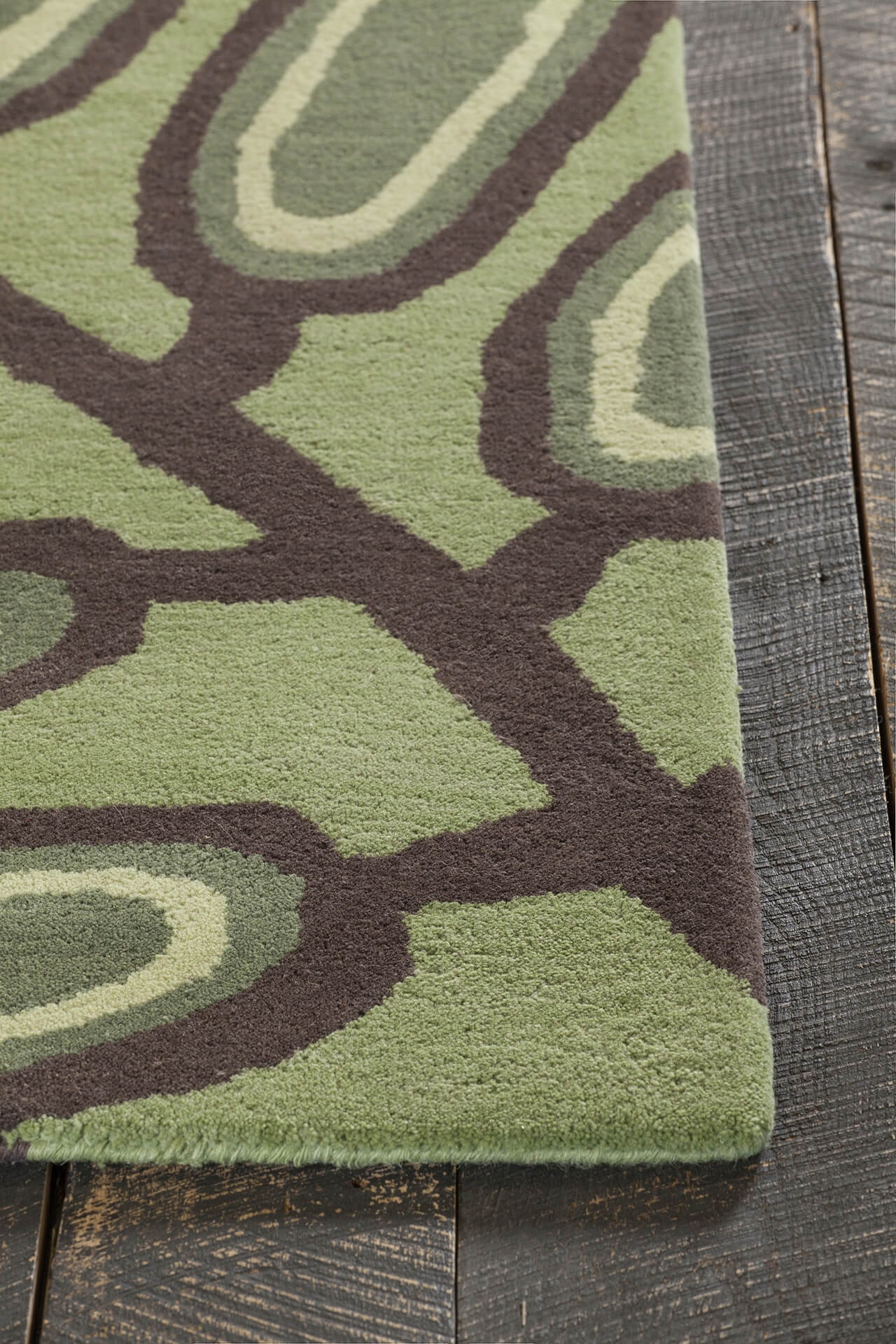Aschera Wool Rectangular Handmade Rug, 5' x 7'6"