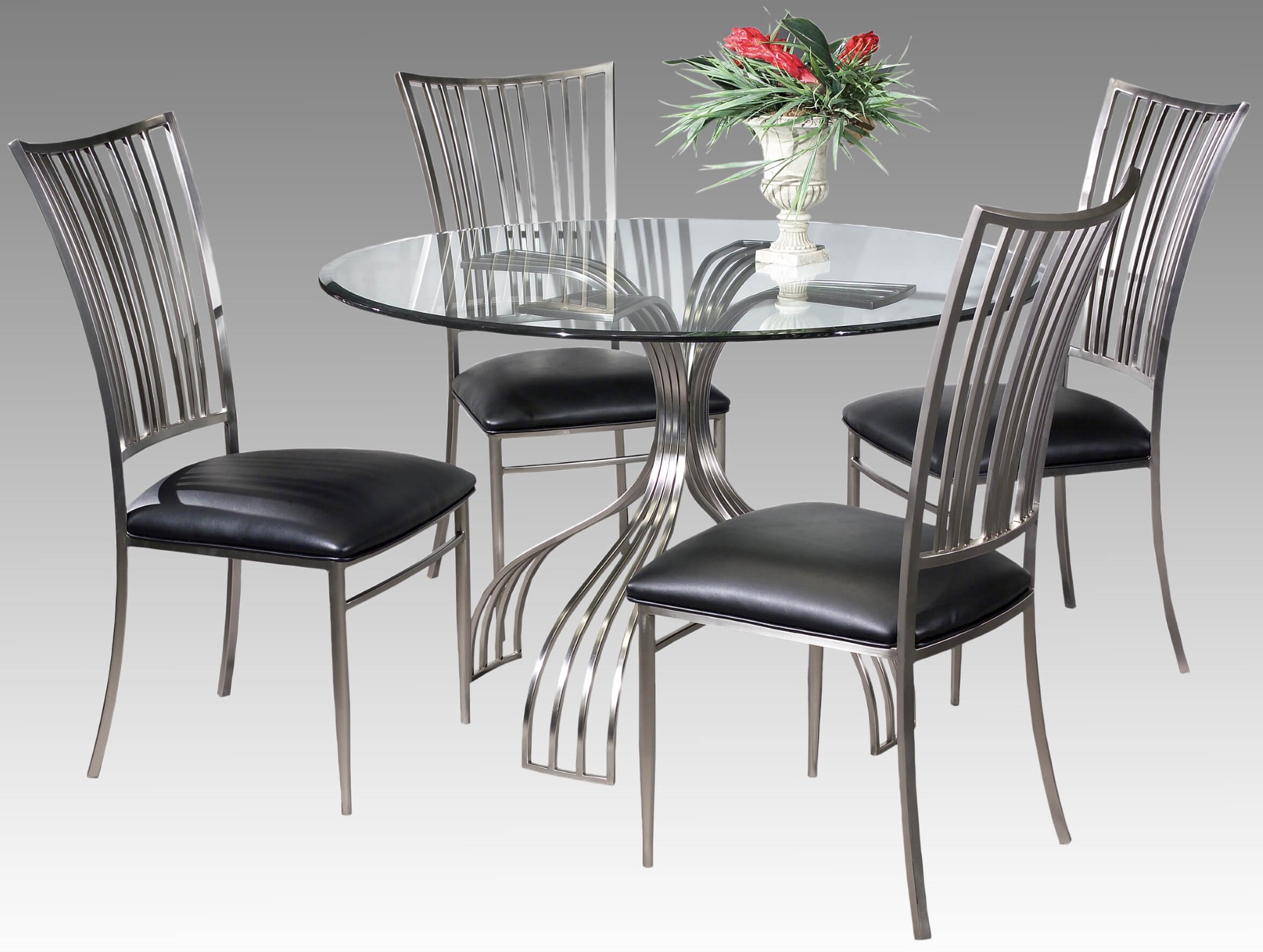Ashtyn 48" Round Glass Table