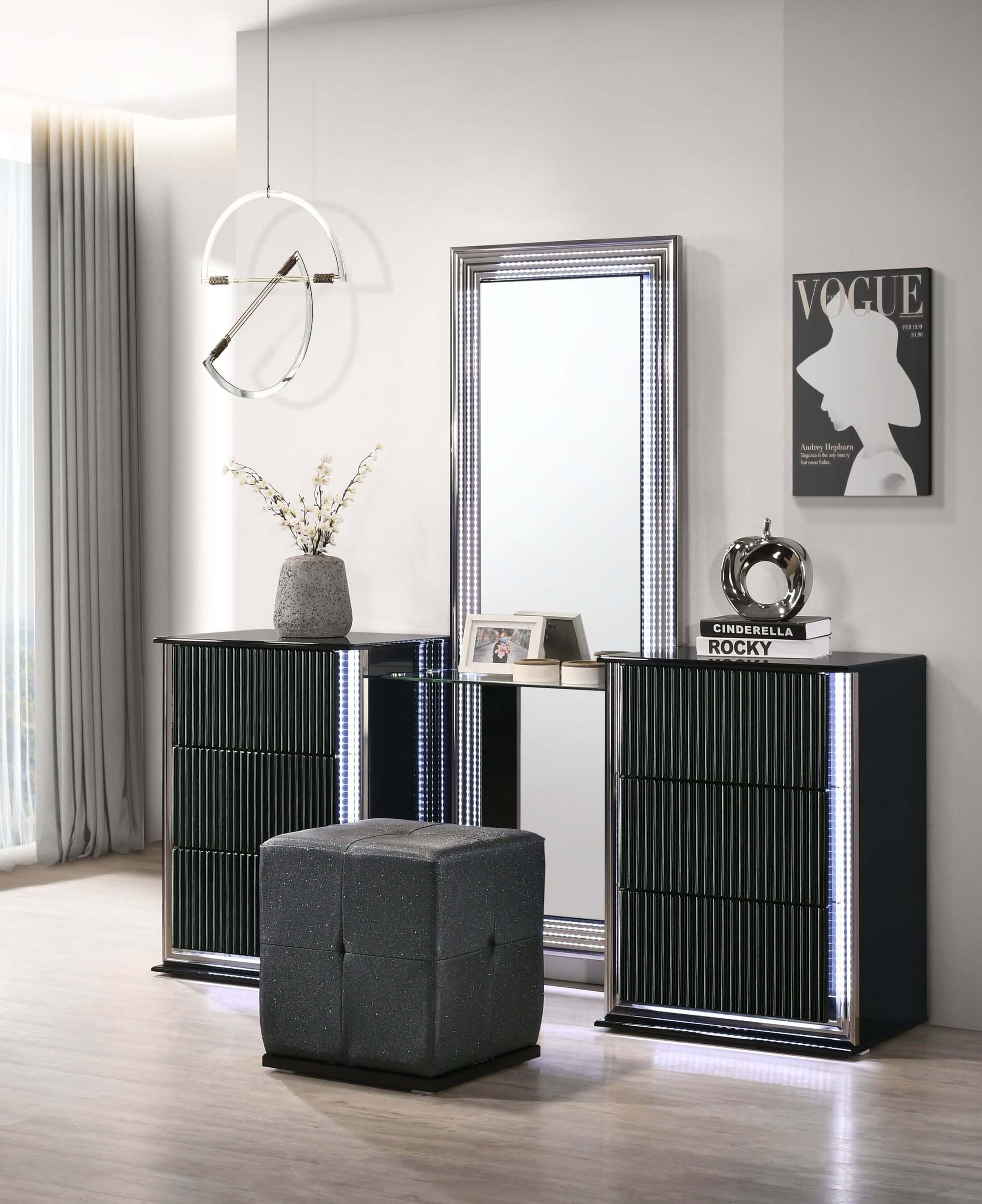 Aspen Bedroom Set w/LED Lighting