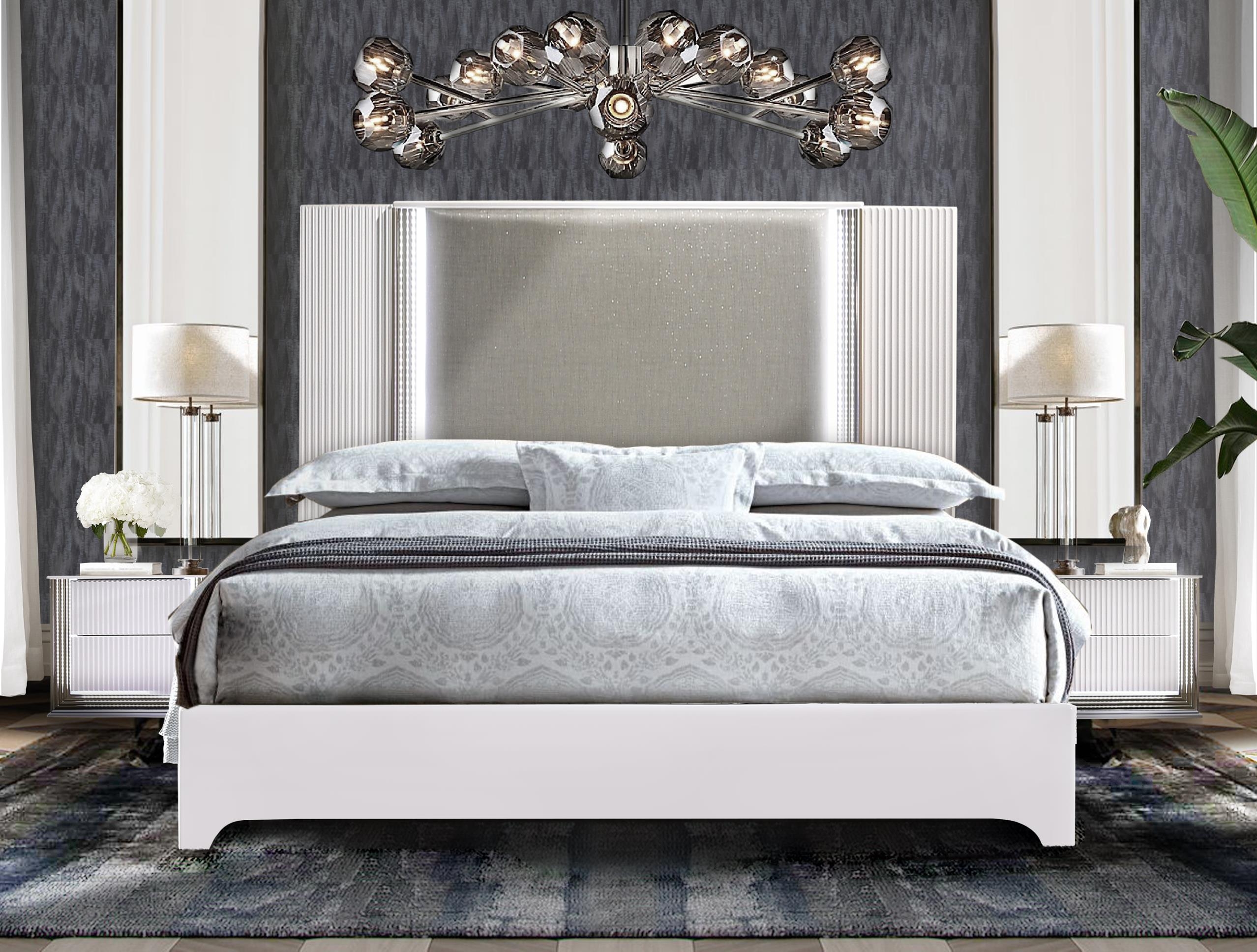 Aspen Bedroom Set w/LED Lighting