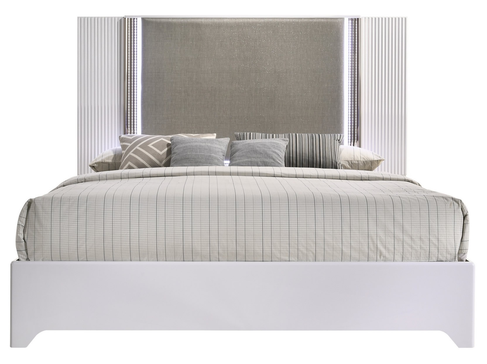 Aspen King Size Bed w/LED Lighting