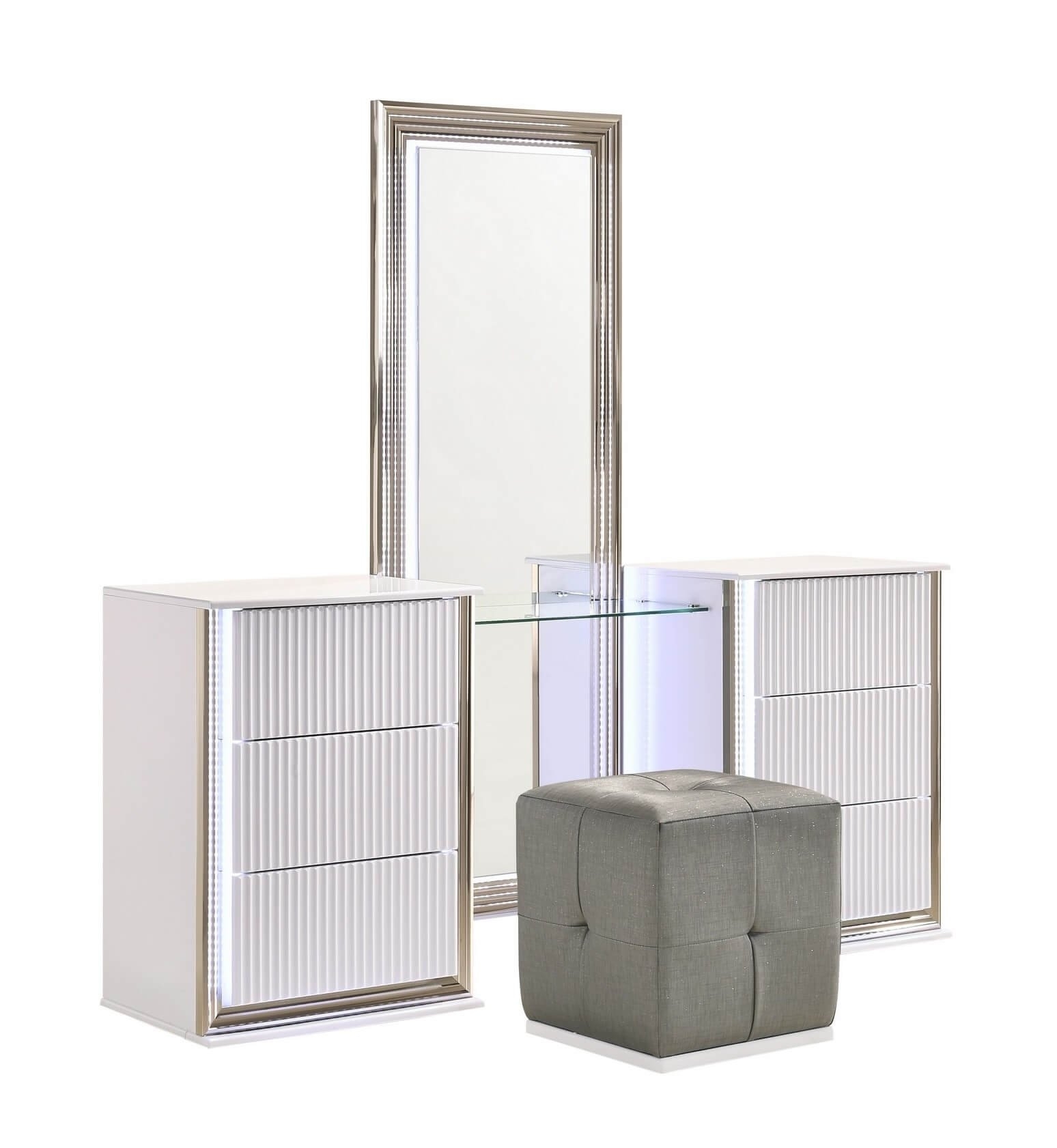 Aspen Bedroom Set w/LED Lighting