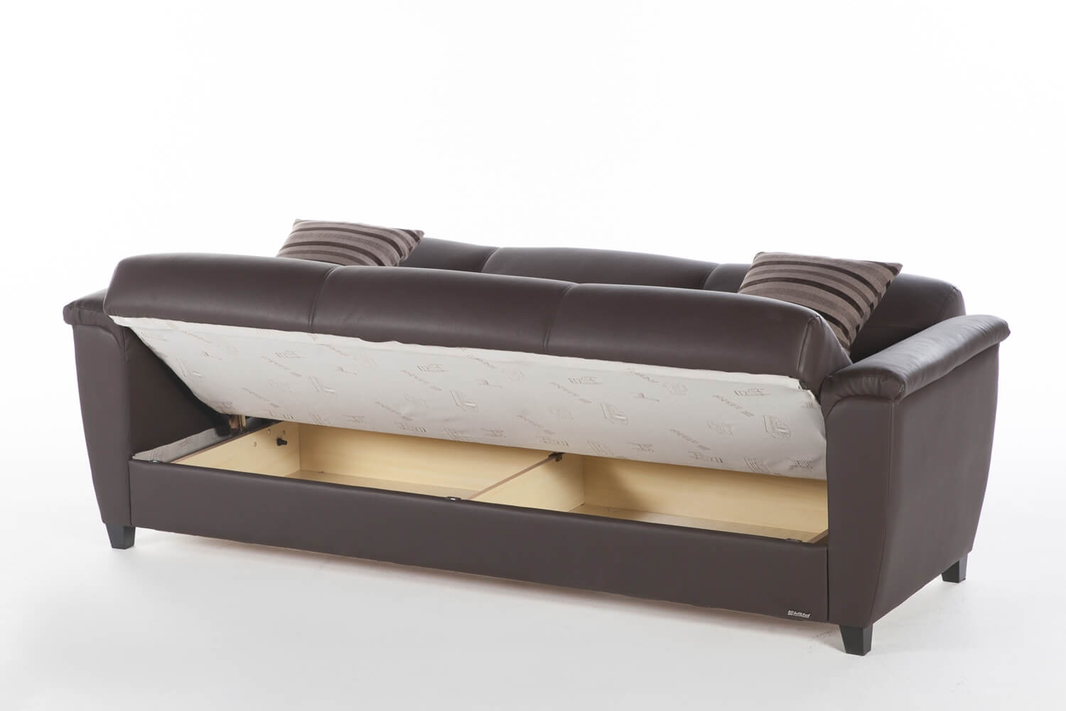 Aspen PU Storage Sleeper Sofabed