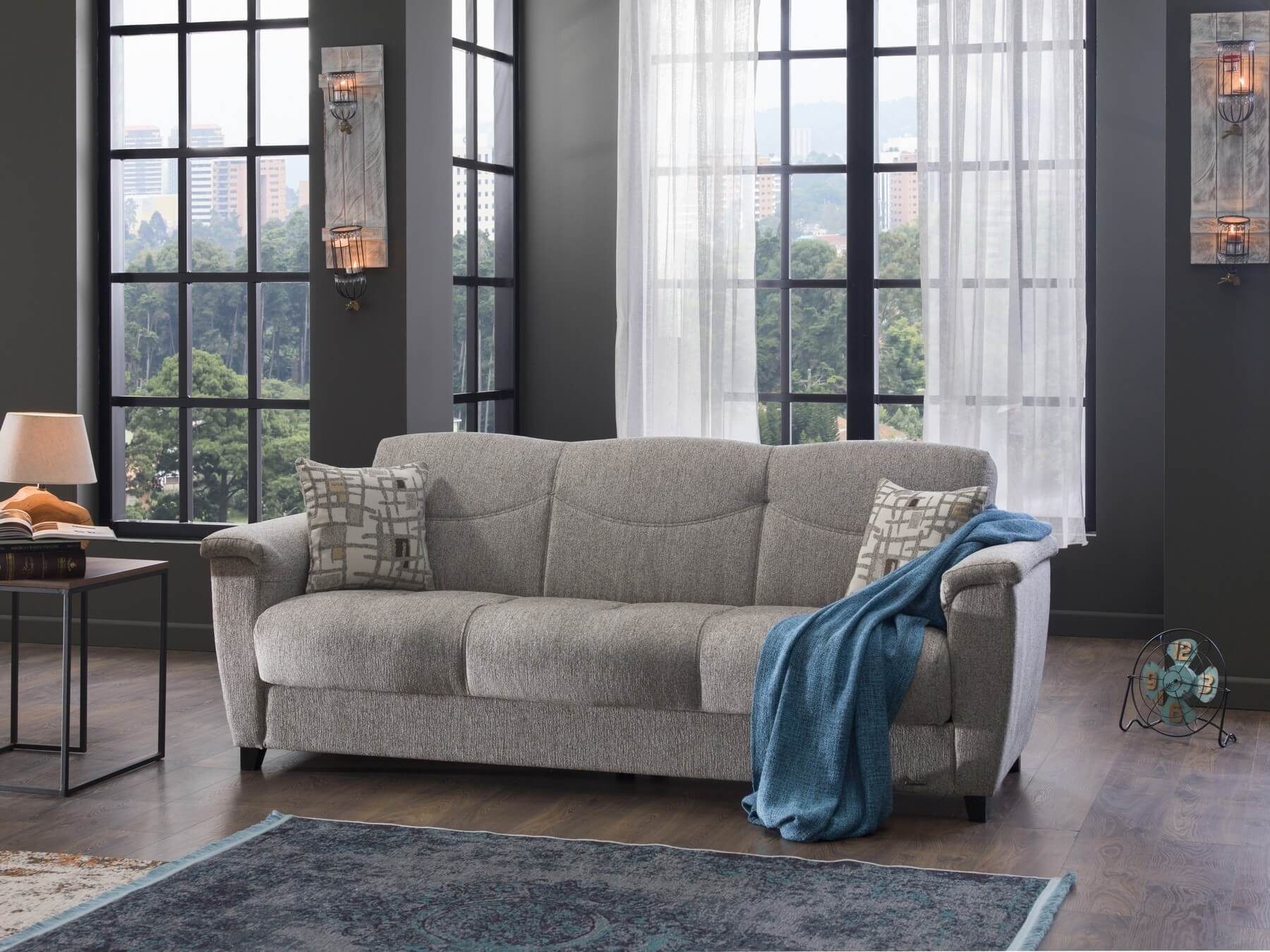 Aspen Storage Sleeper Living Room Set