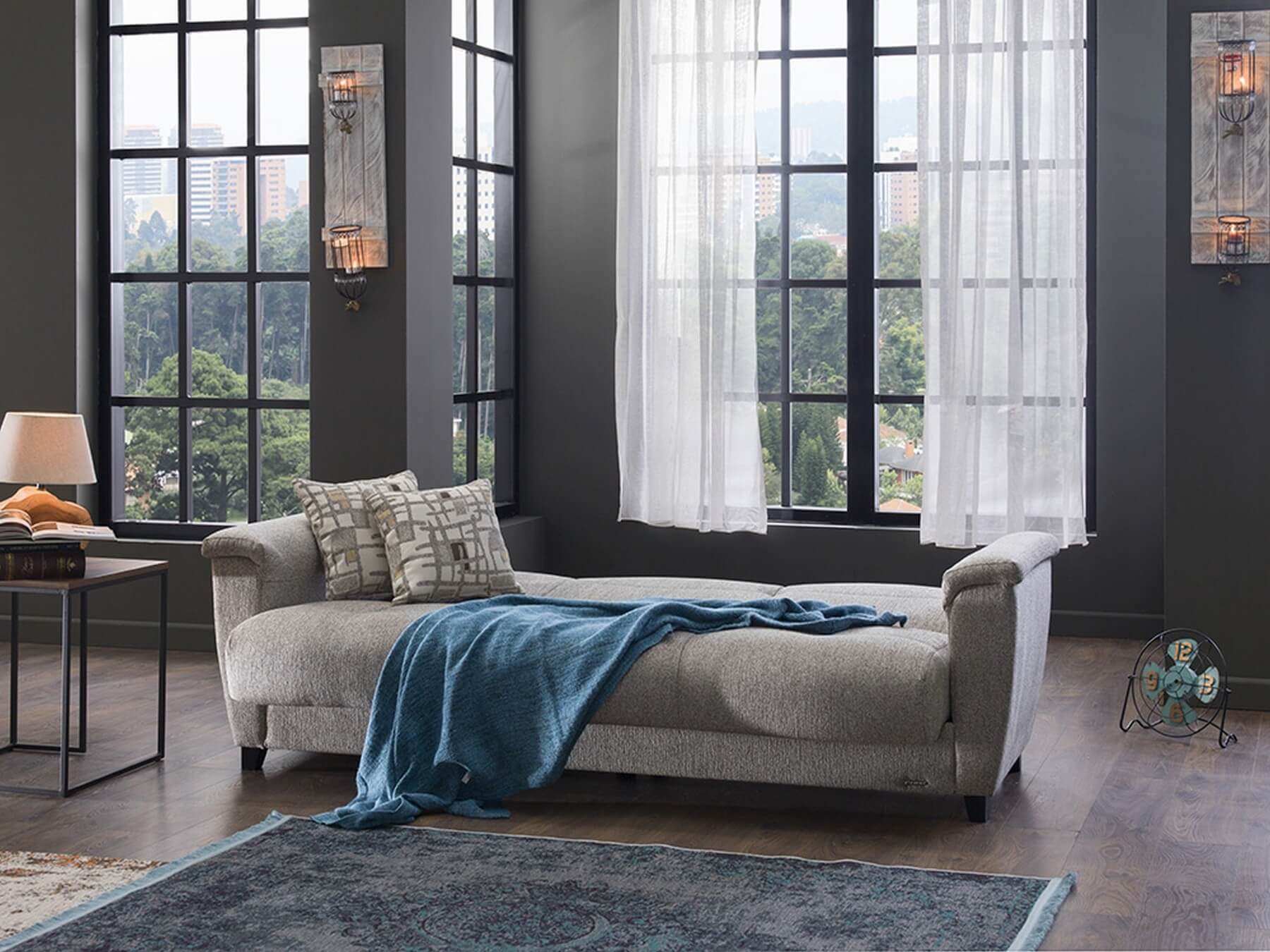 Aspen Storage Sleeper Living Room Set