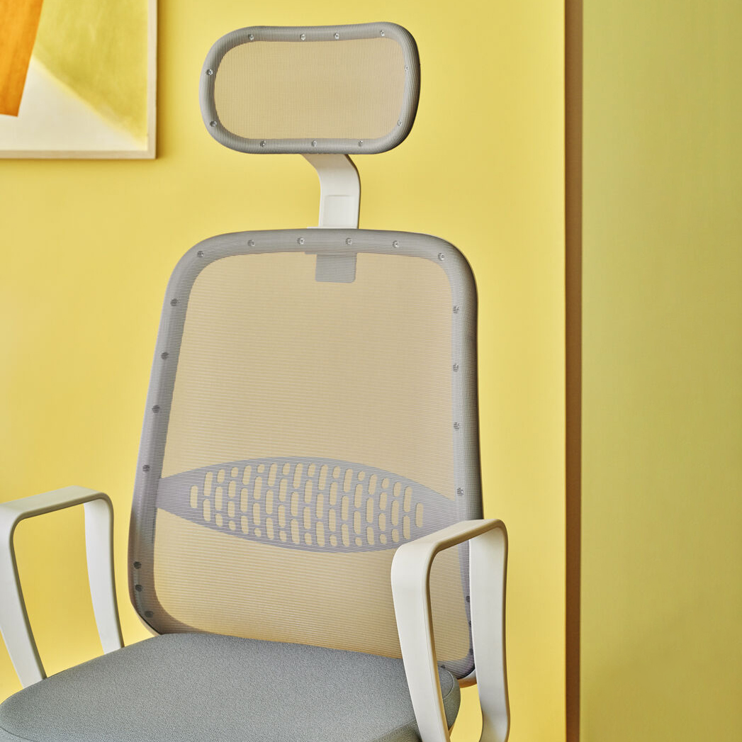 Astro Grey Chair Back Fabric