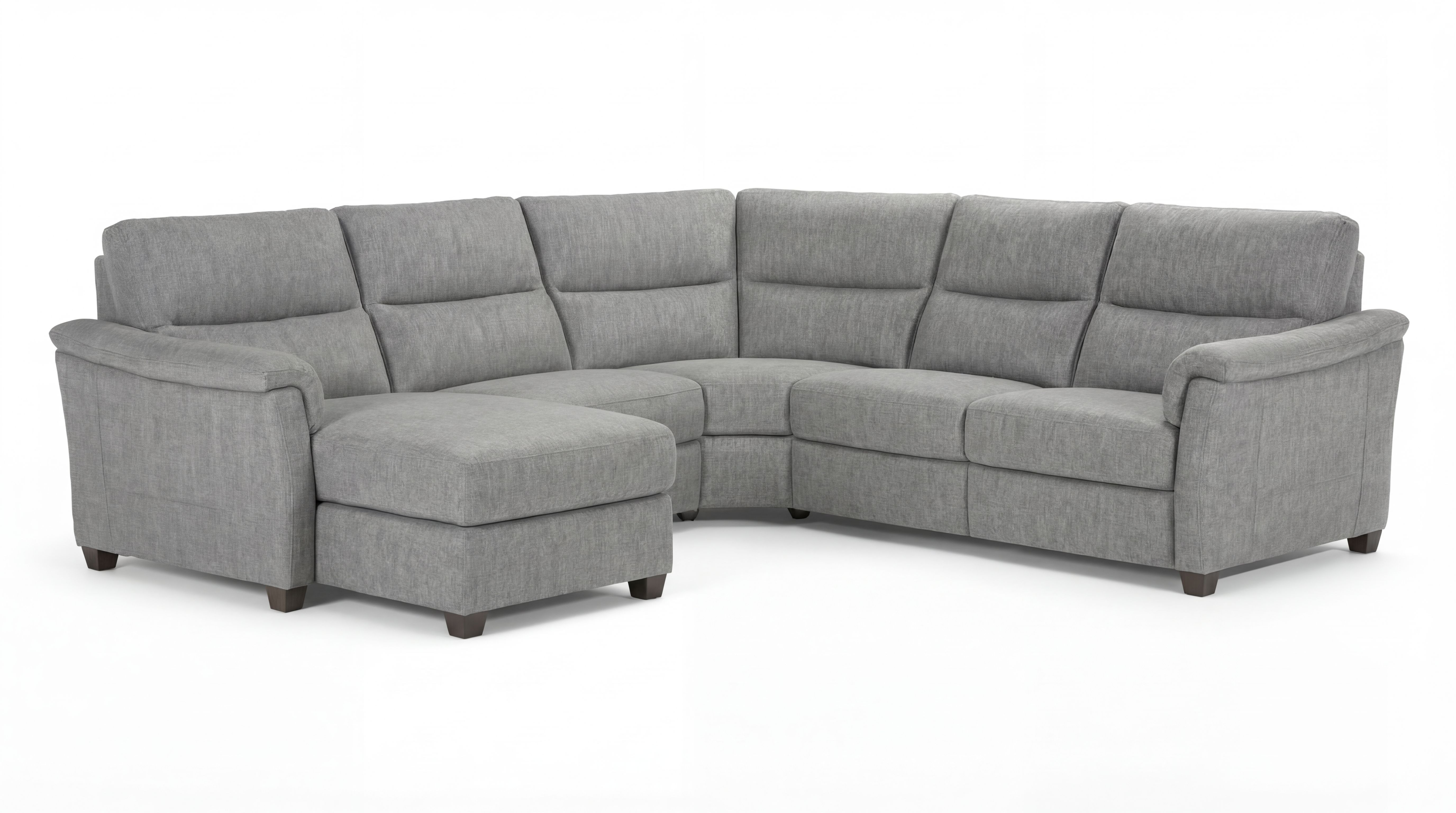 Astuzia Premium Fabric U-Shape Sectional Sofa with Chaise