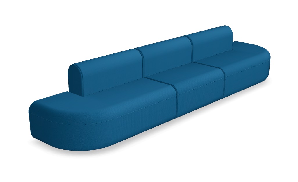 Artiko 147.2" Straight Office Lounge Sofa