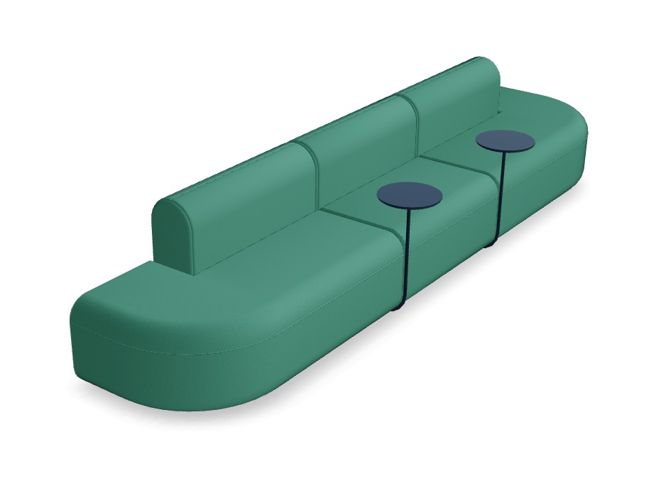 Artiko 147.2" Straight Office Lounge Sofa