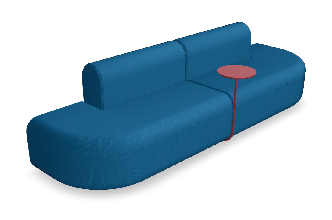 Artiko 111.8-inch Straight Office Lounge Sofa