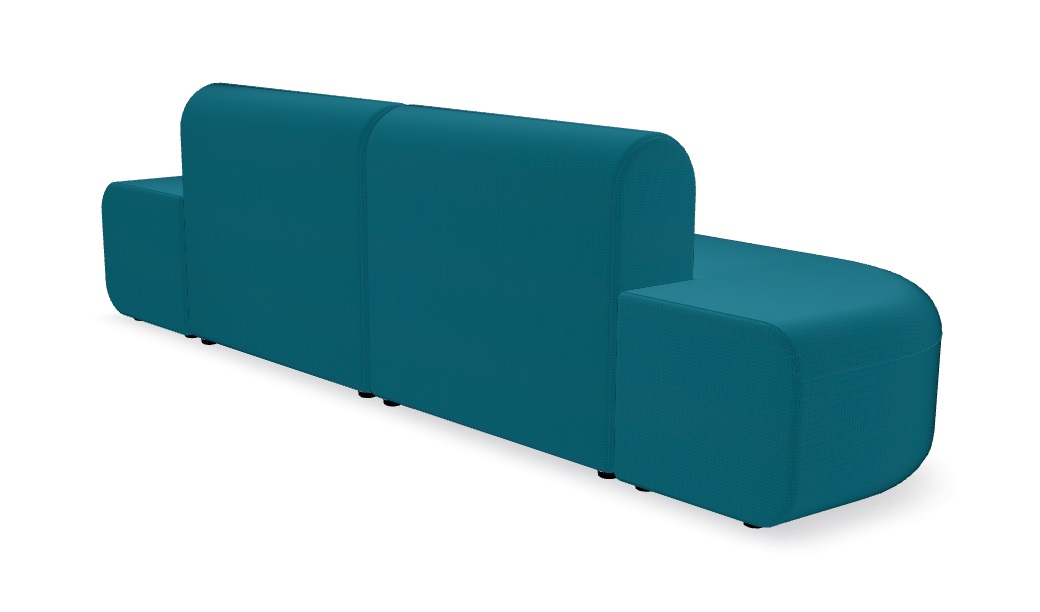 Artiko 111.8-inch Straight Office Lounge Sofa