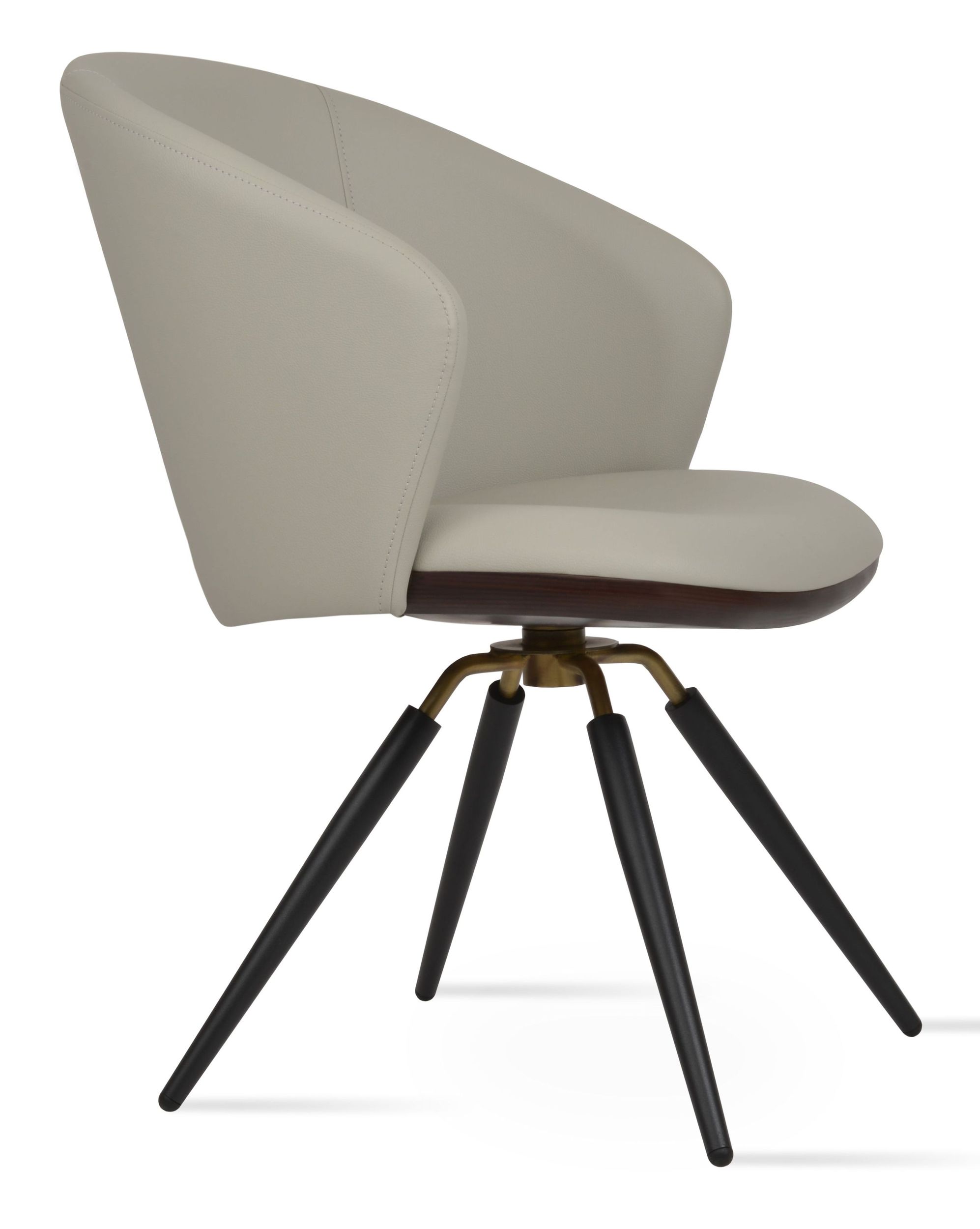 Athena Carrot Swivel Dining Chair